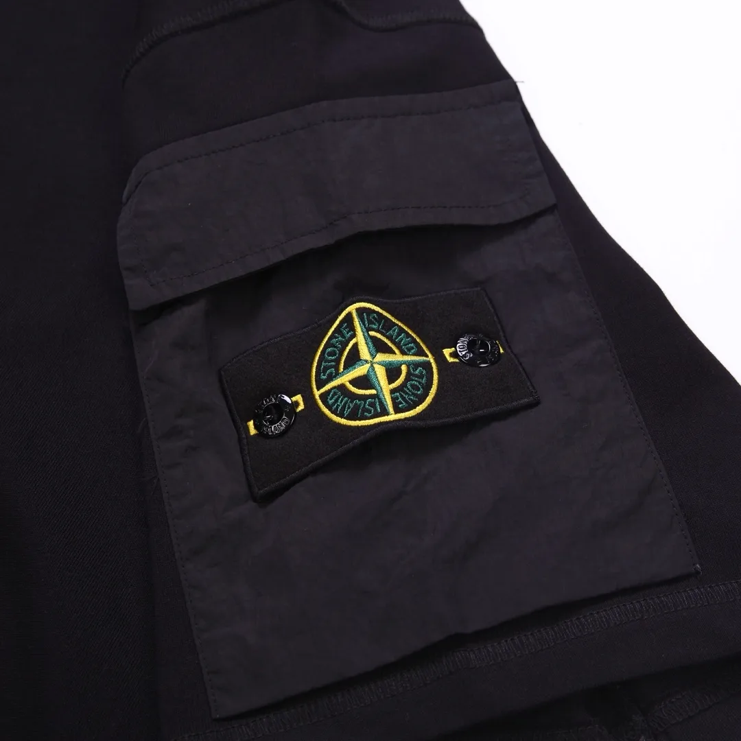 Stone Island Compass Patch Cargo Pocket T-Shirt D14012517 — view 5