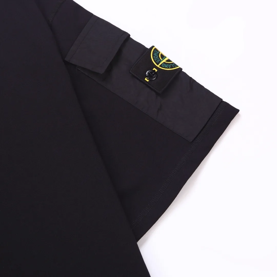 Stone Island Compass Patch Cargo Pocket T-Shirt D14012517 — view 6