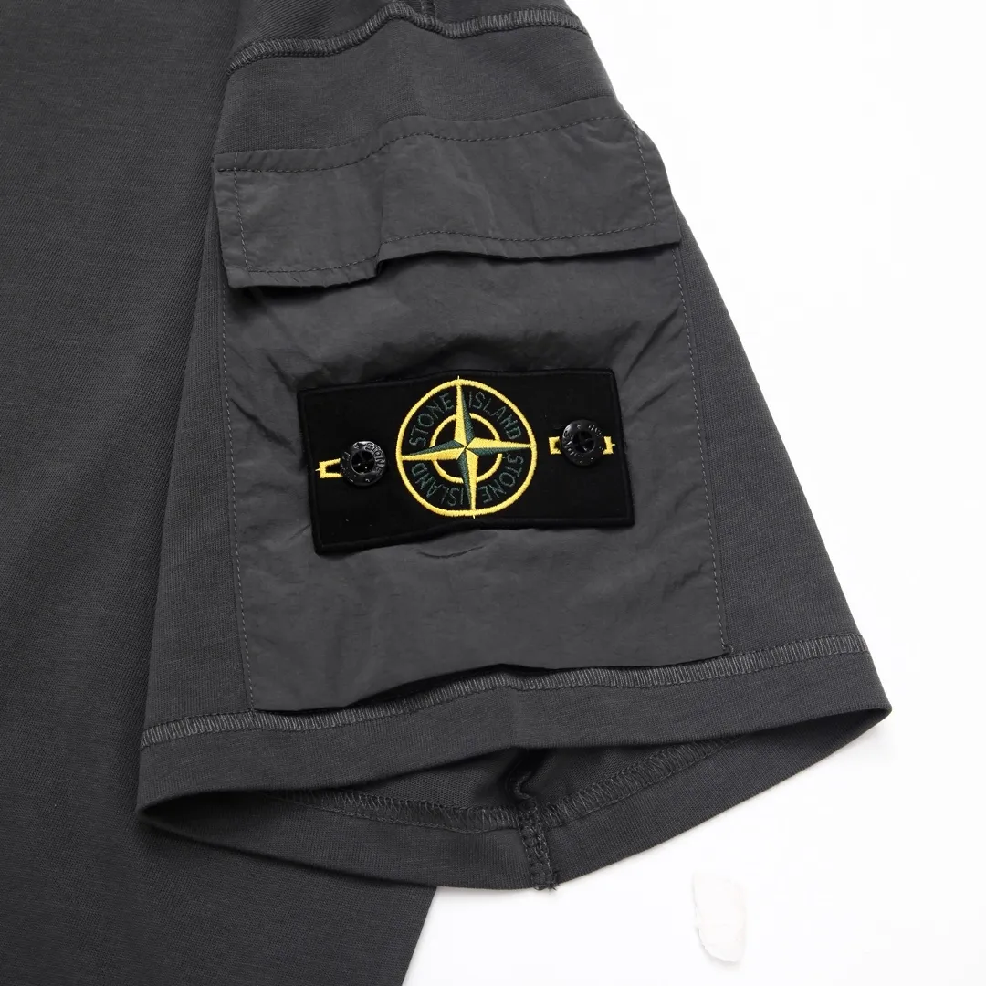 Compass Patch Cargo Pocket T-Shirt D14012515 — view 5