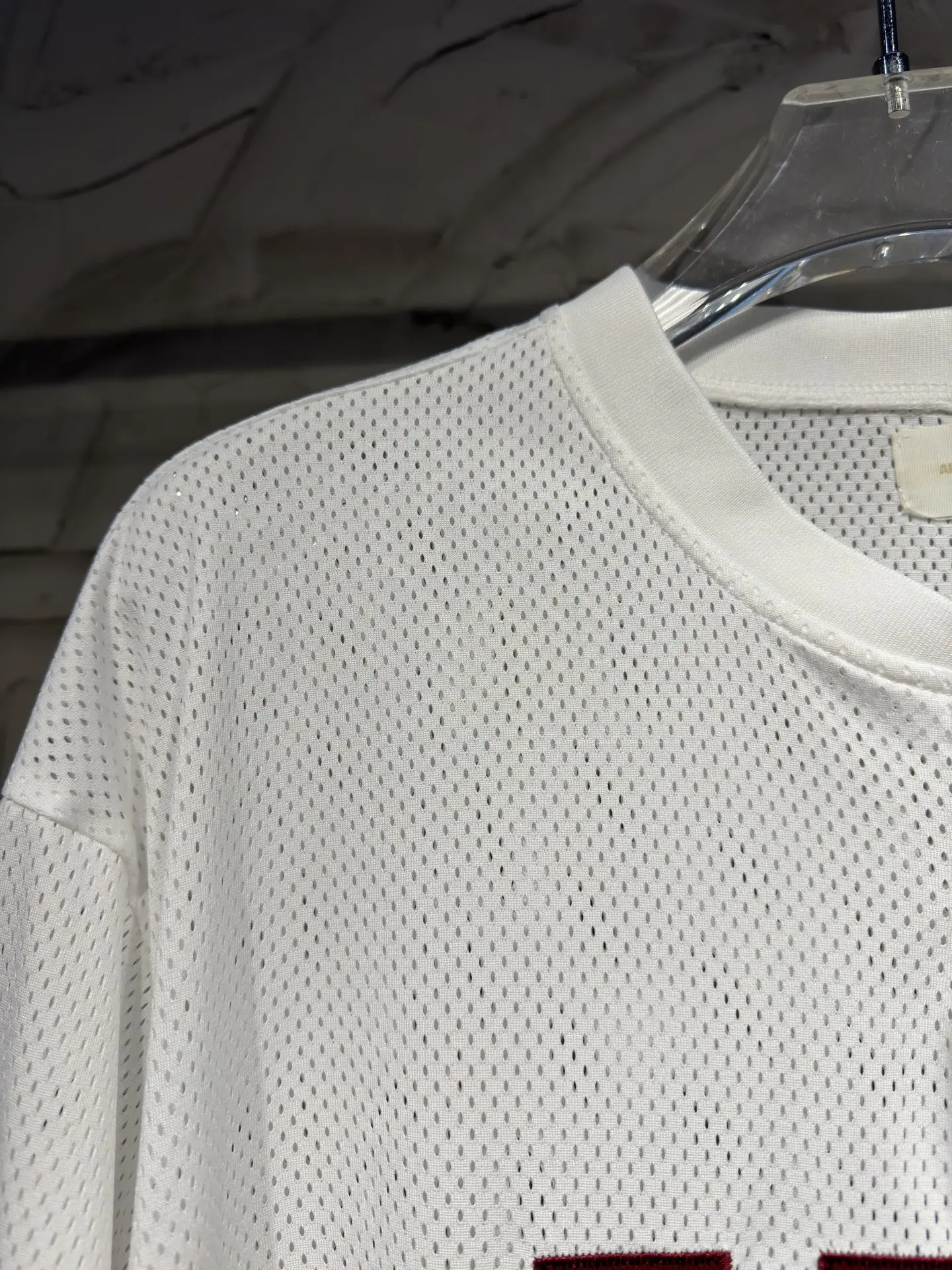 Logo Mesh Henley Baseball T-Shirt D14524328 — view 3