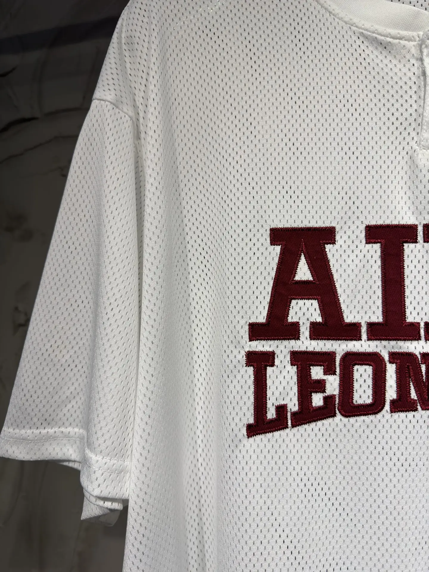 Logo Mesh Henley Baseball T-Shirt D14524328 — view 4
