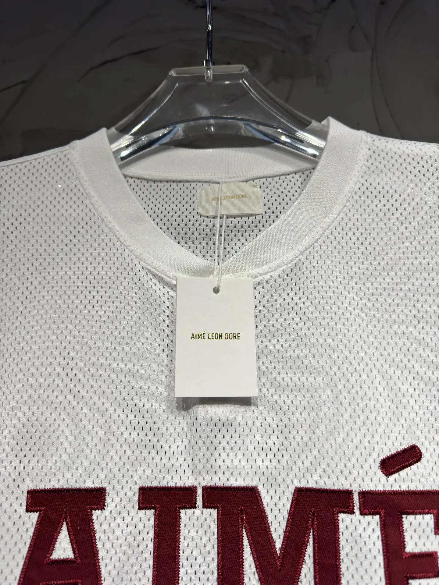 Logo Mesh Henley Baseball T-Shirt D14524328 — view 8