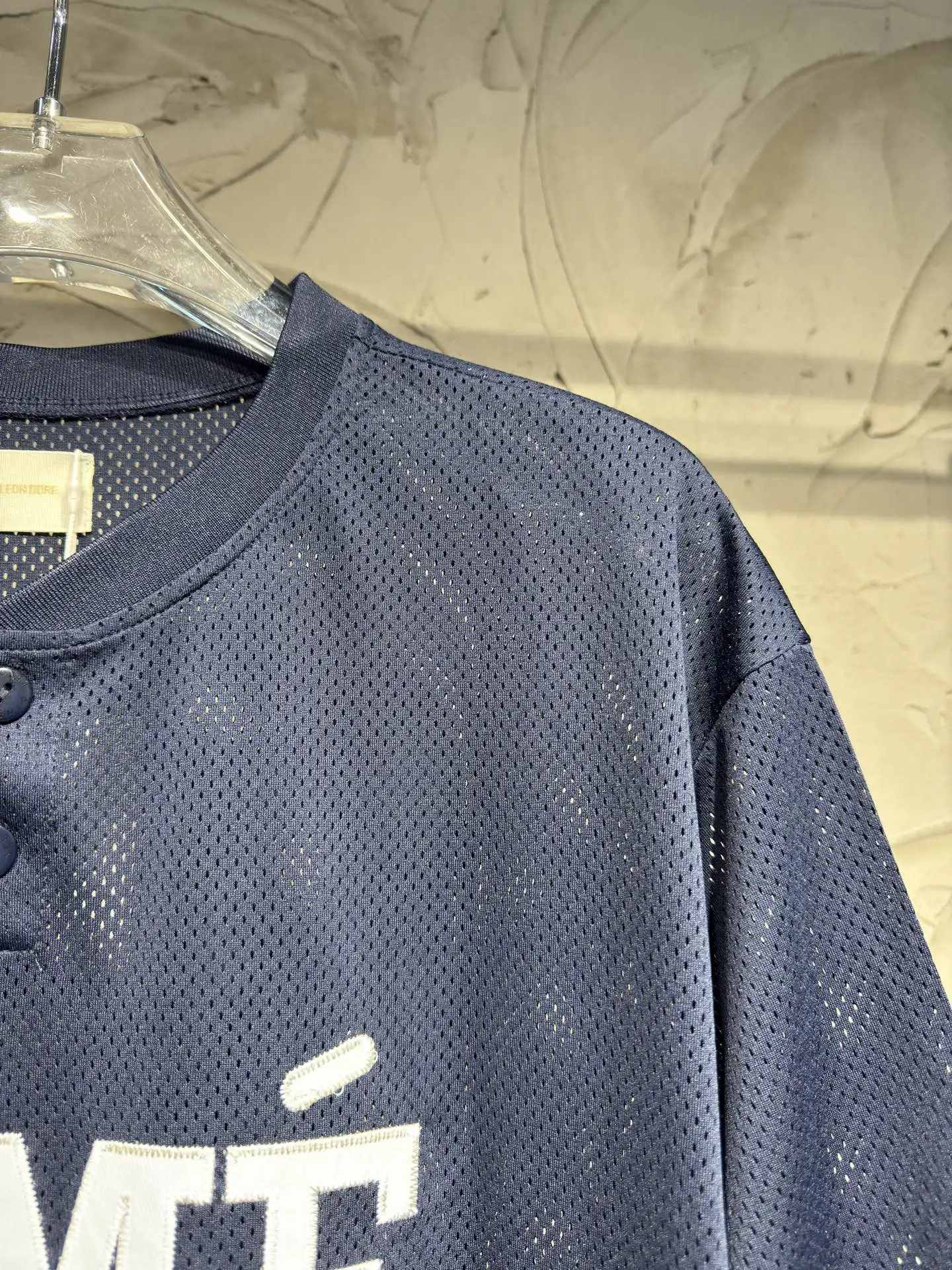 Mesh Henley Baseball T-Shirt D14524327 — view 4