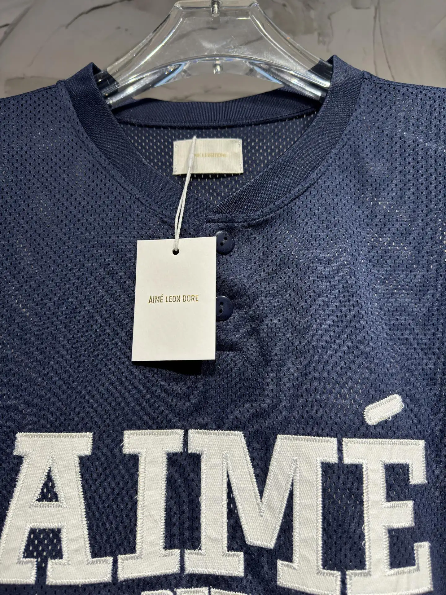 Mesh Henley Baseball T-Shirt D14524327 — view 11