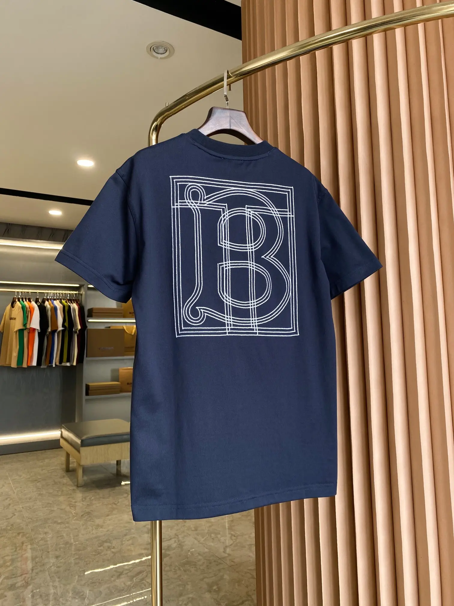Logo Embroidery Cotton Jersey T-Shirt D14513724 — view 9