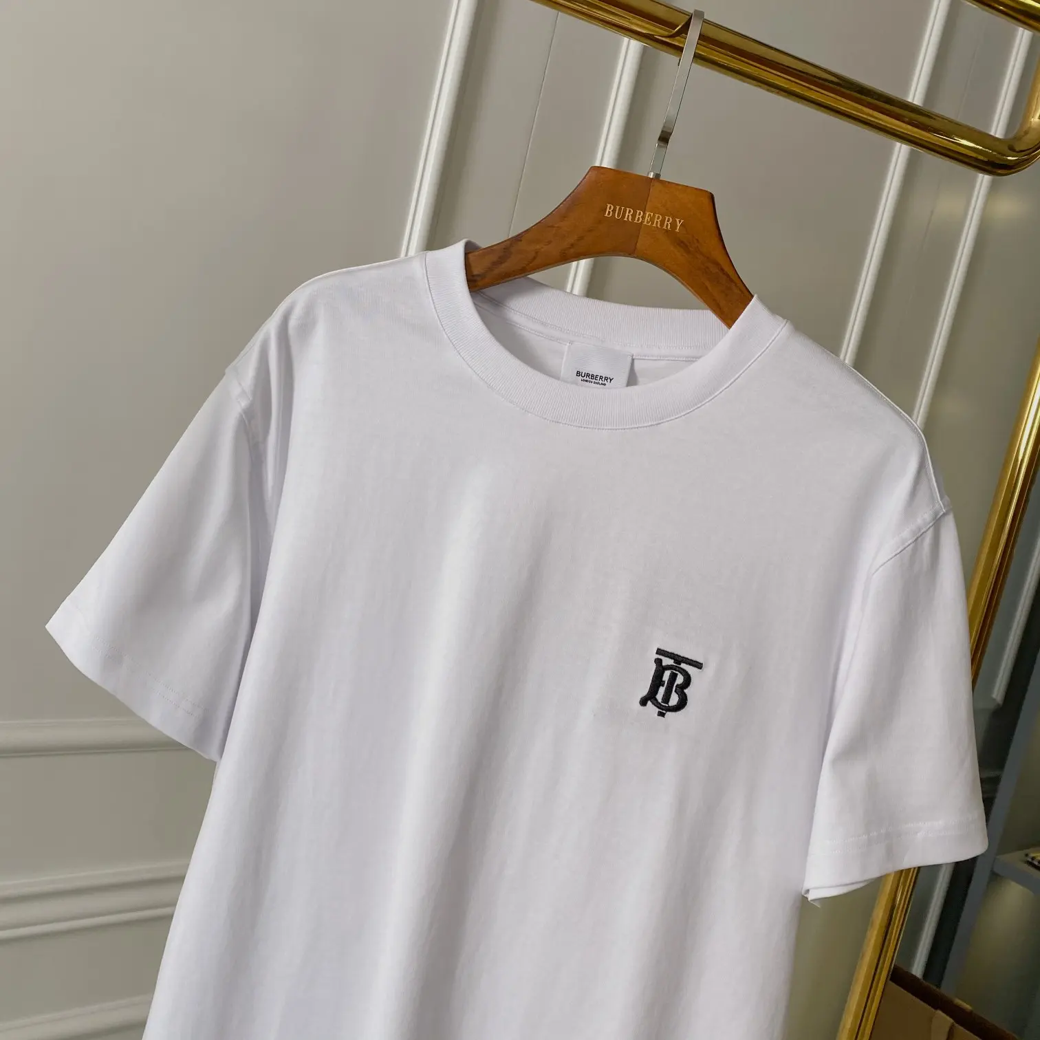 TB Monogram Embroidered Cotton T-Shirt D14513711 — view 2
