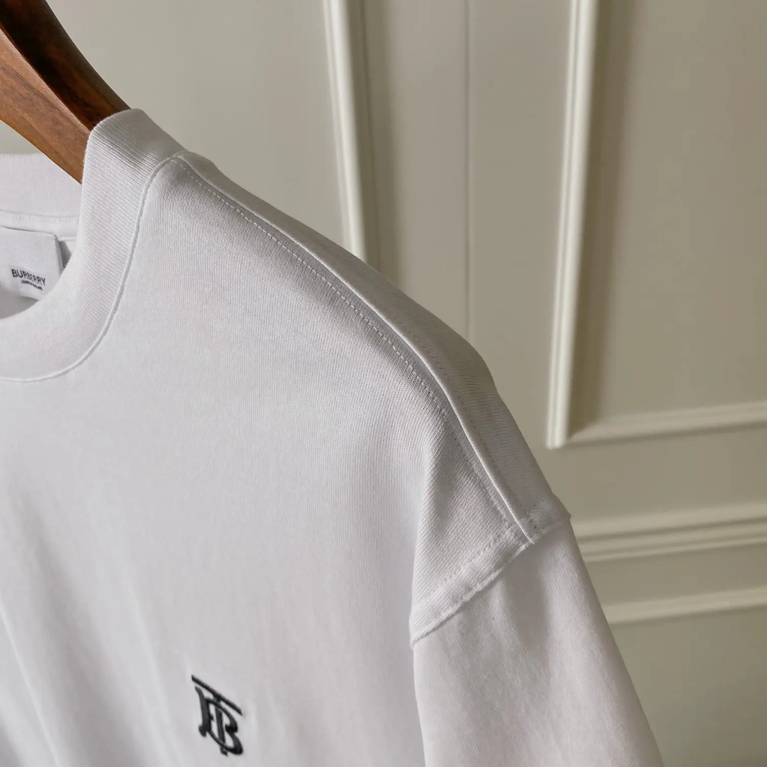 TB Monogram Embroidered Cotton T-Shirt D14513711 — view 5