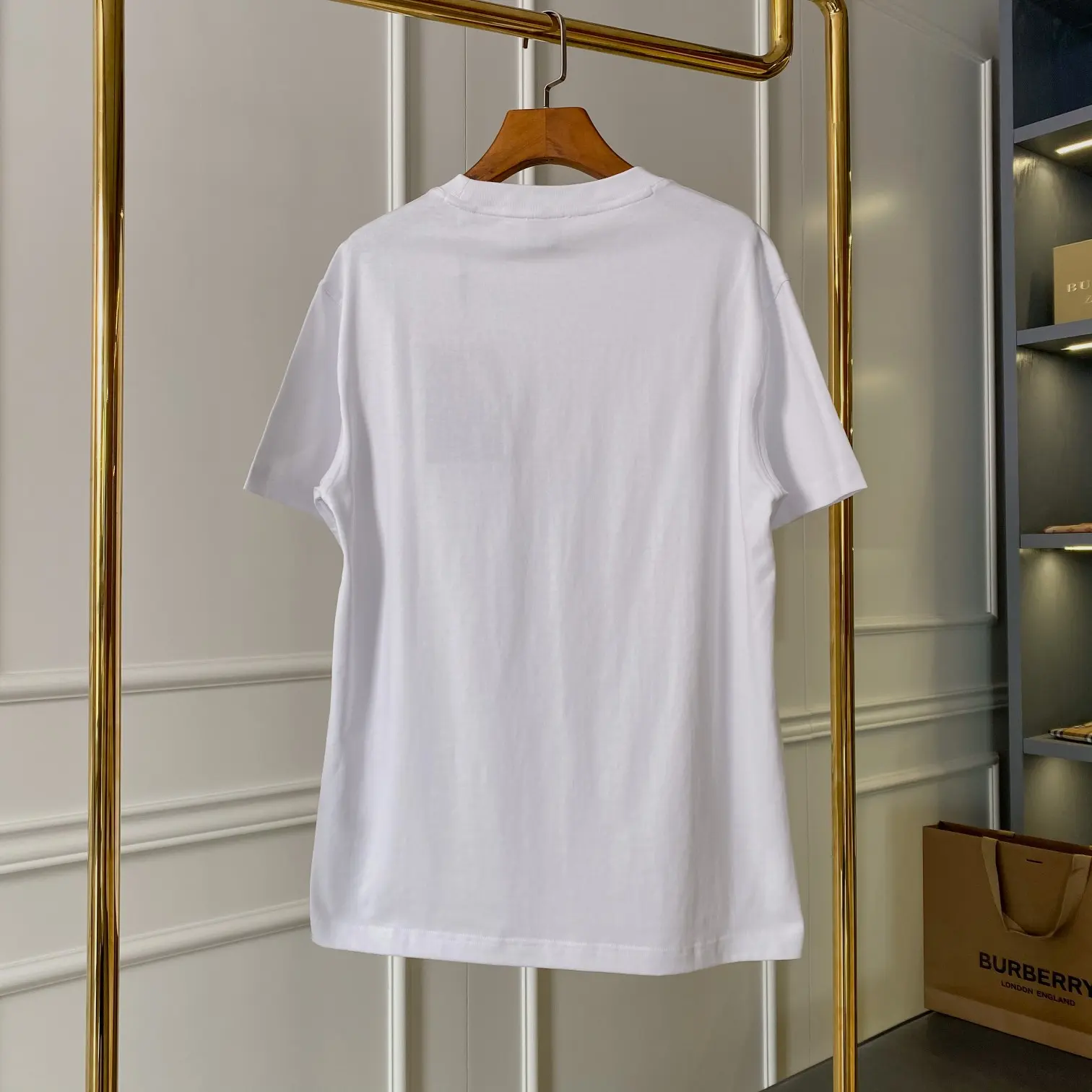 TB Monogram Embroidered Cotton T-Shirt D14513711 — view 8