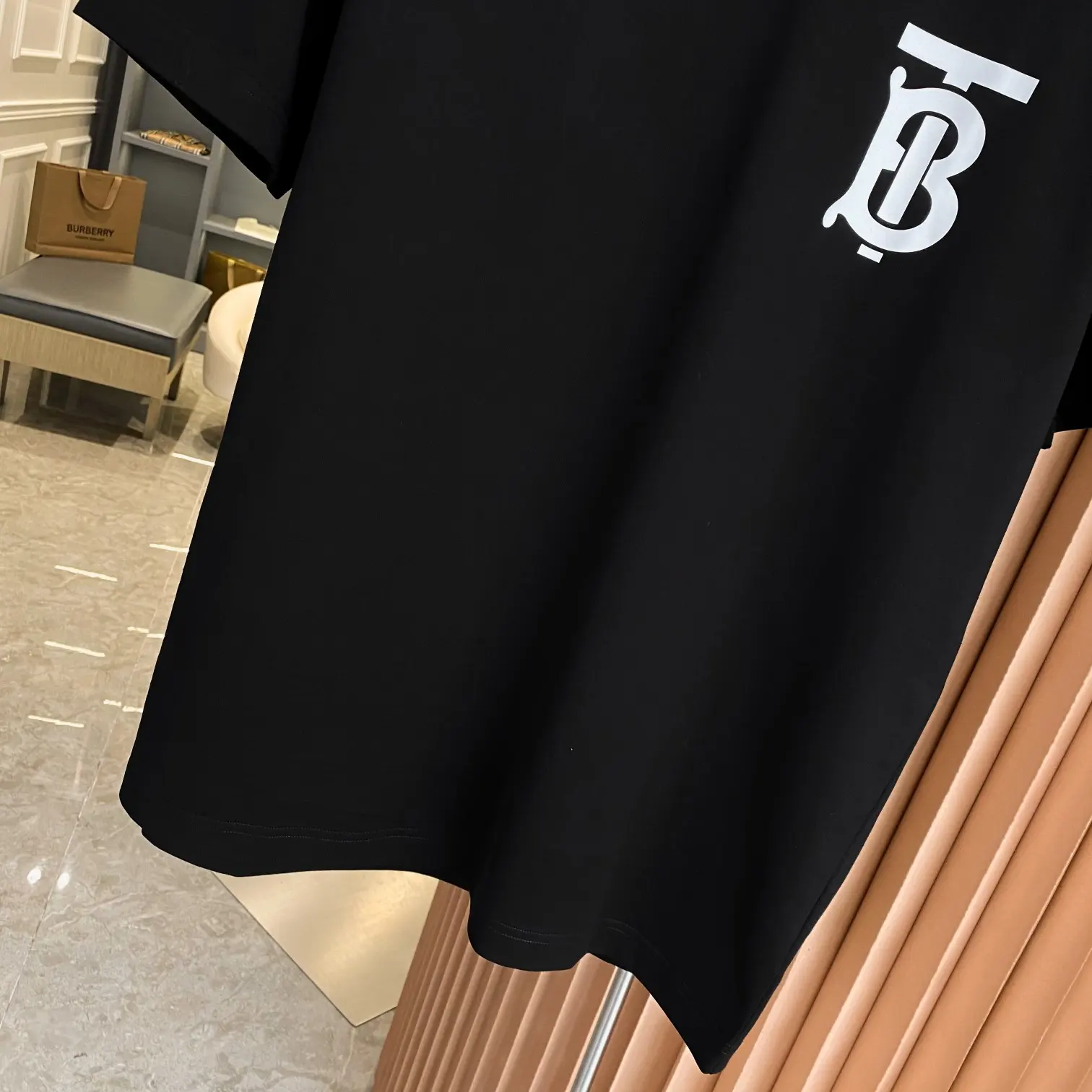 TB Monogram Logo Cotton T-Shirt D14513715 — view 3