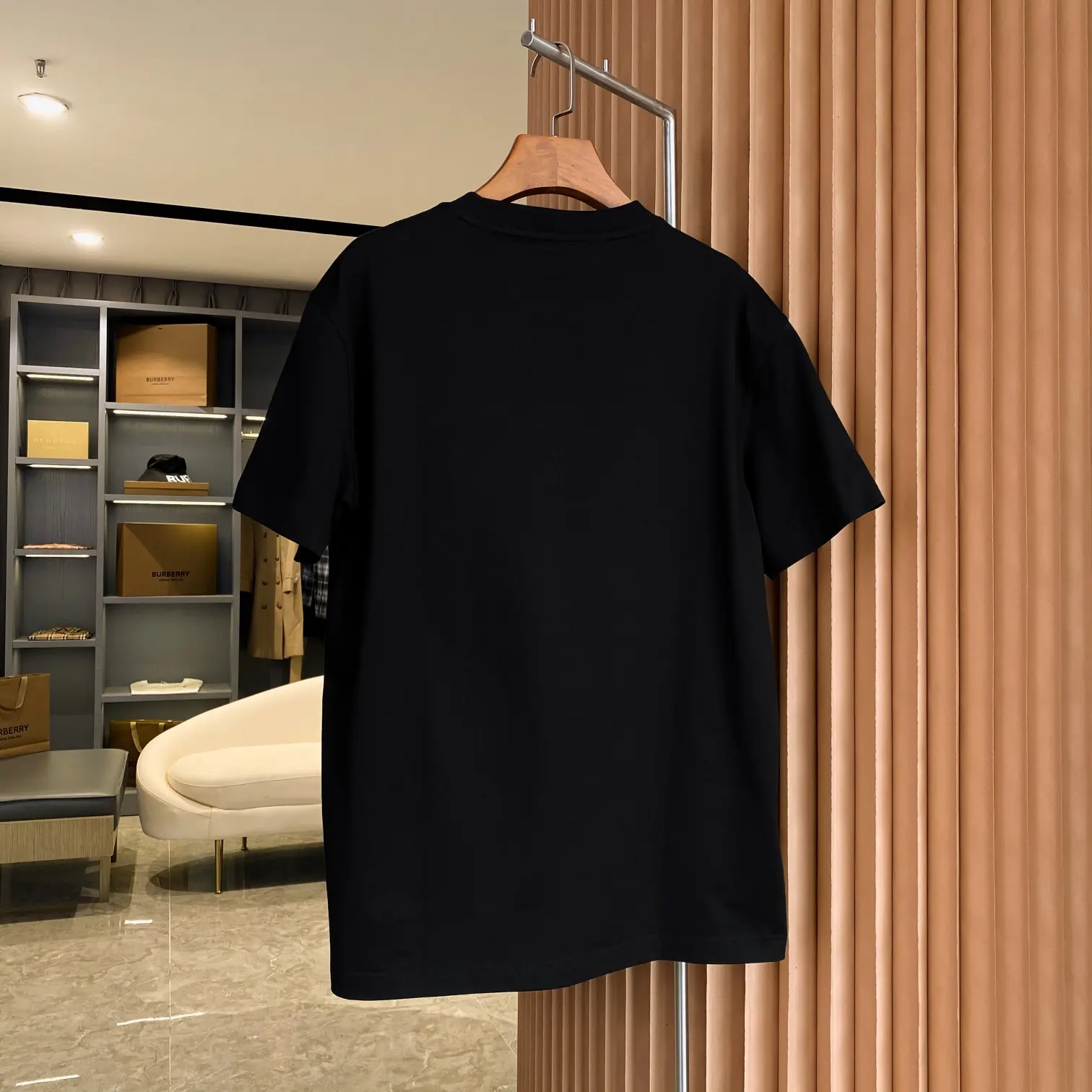 TB Monogram Logo Cotton T-Shirt D14513715 — view 9