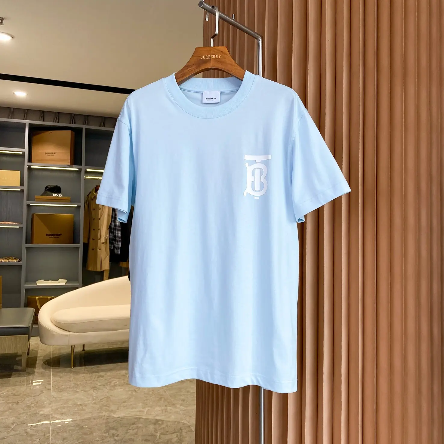 TB Monogram Logo Cotton T-Shirt D14513714