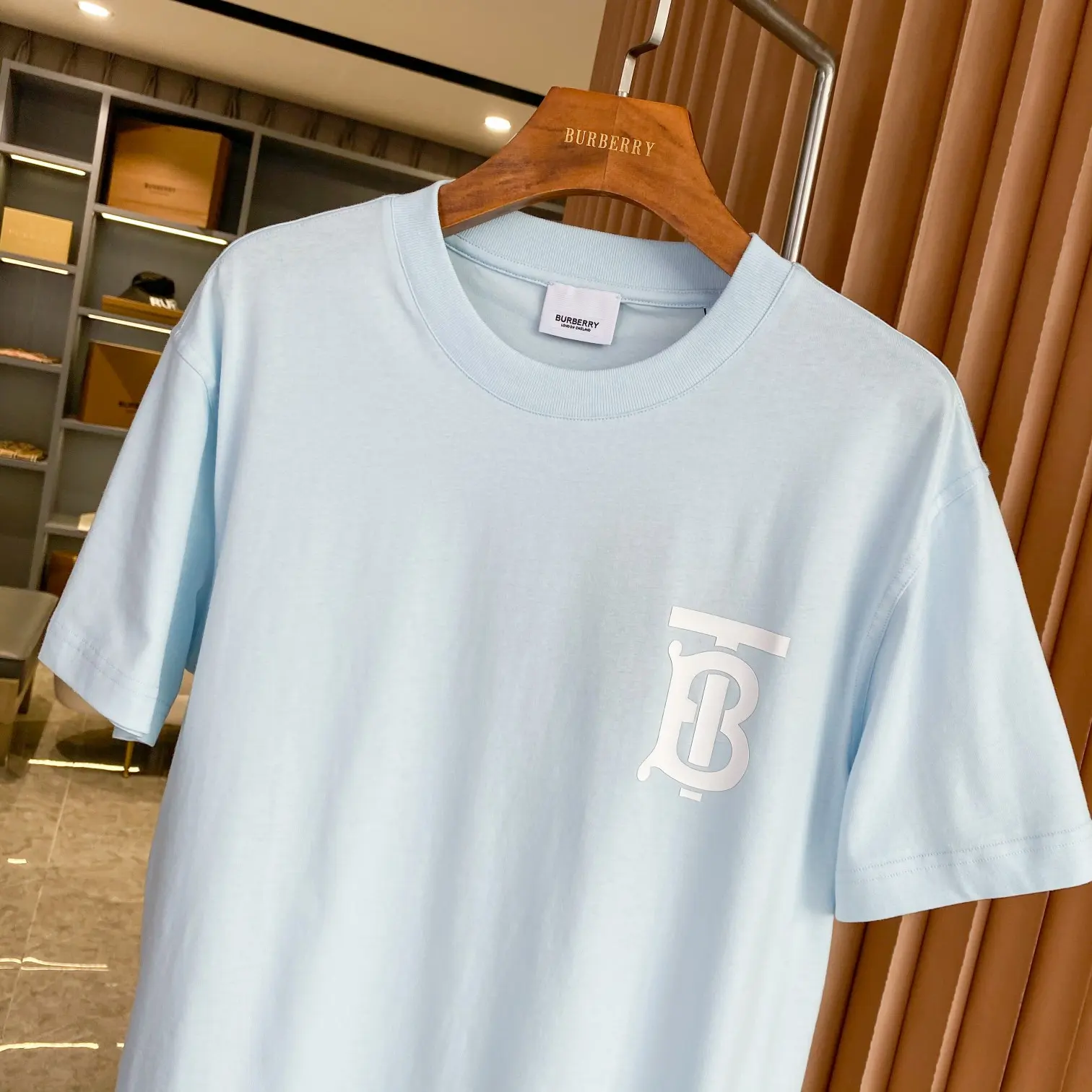 TB Monogram Logo Cotton T-Shirt D14513714 — view 2