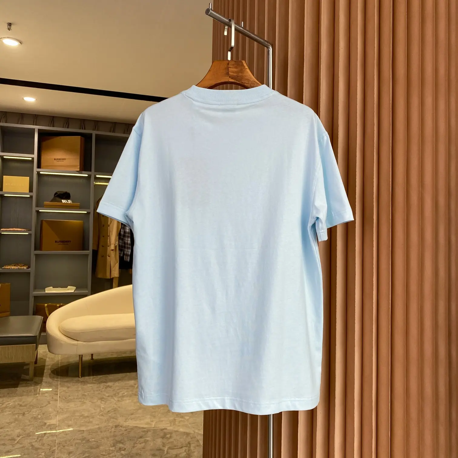 TB Monogram Logo Cotton T-Shirt D14513714 — view 9