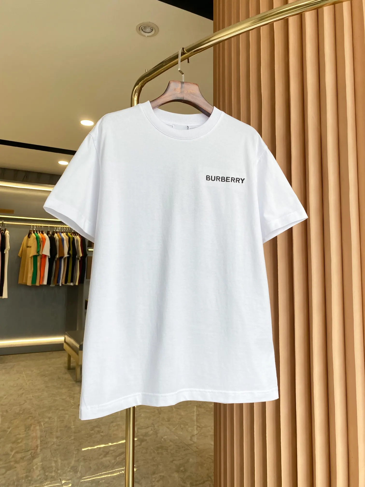 Logo Embroidery Cotton Jersey T-Shirt D14513728