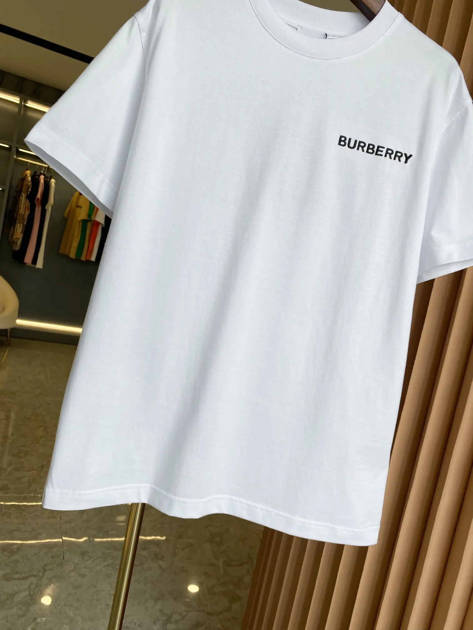 Logo Embroidery Cotton Jersey T-Shirt D14513728 — view 3