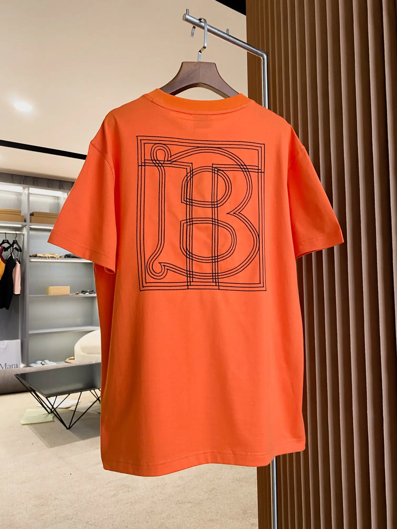 Logo Embroidery Cotton Jersey T-Shirt D14513725 — view 7