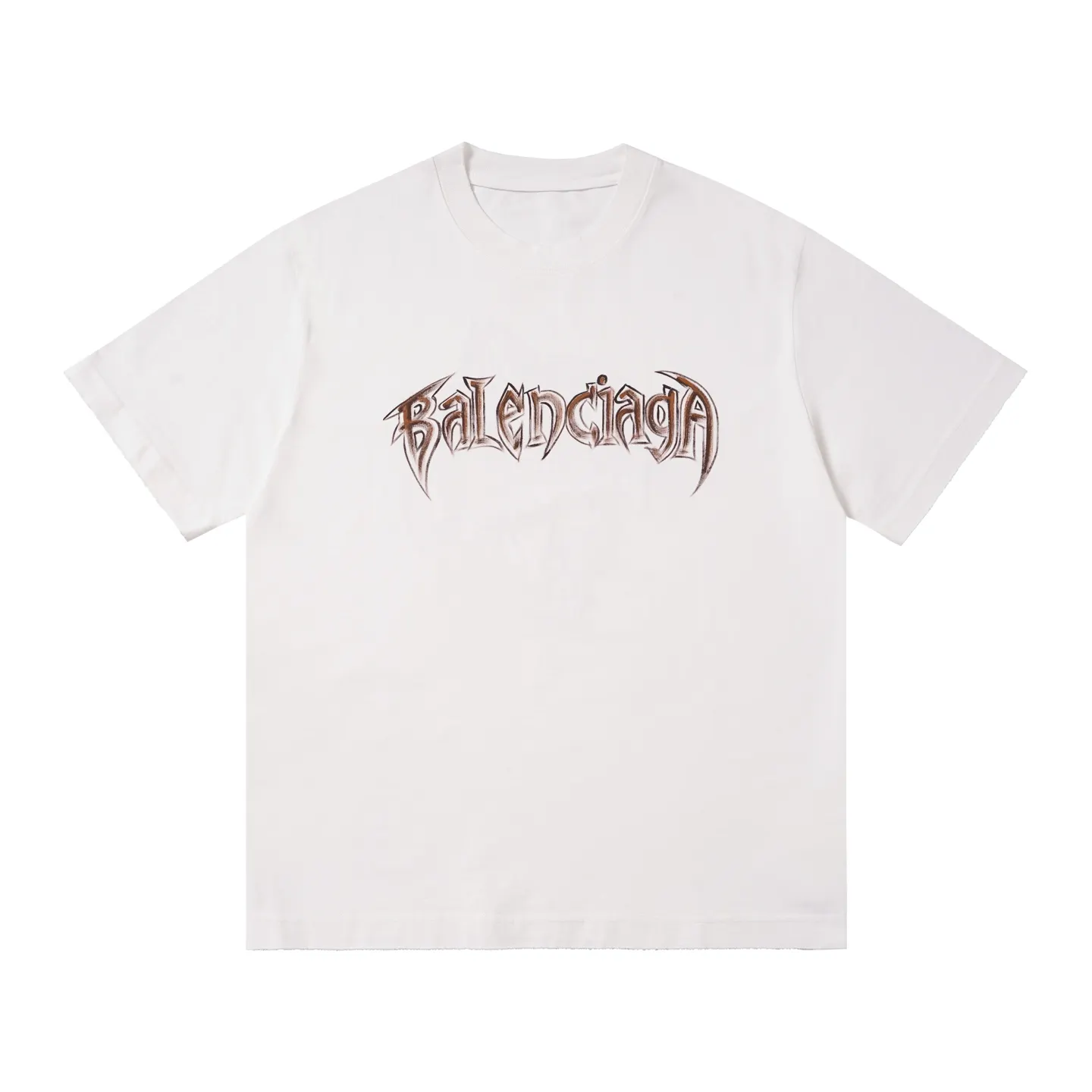 Hand-Painted Logo Oversized T-Shirt D14515502