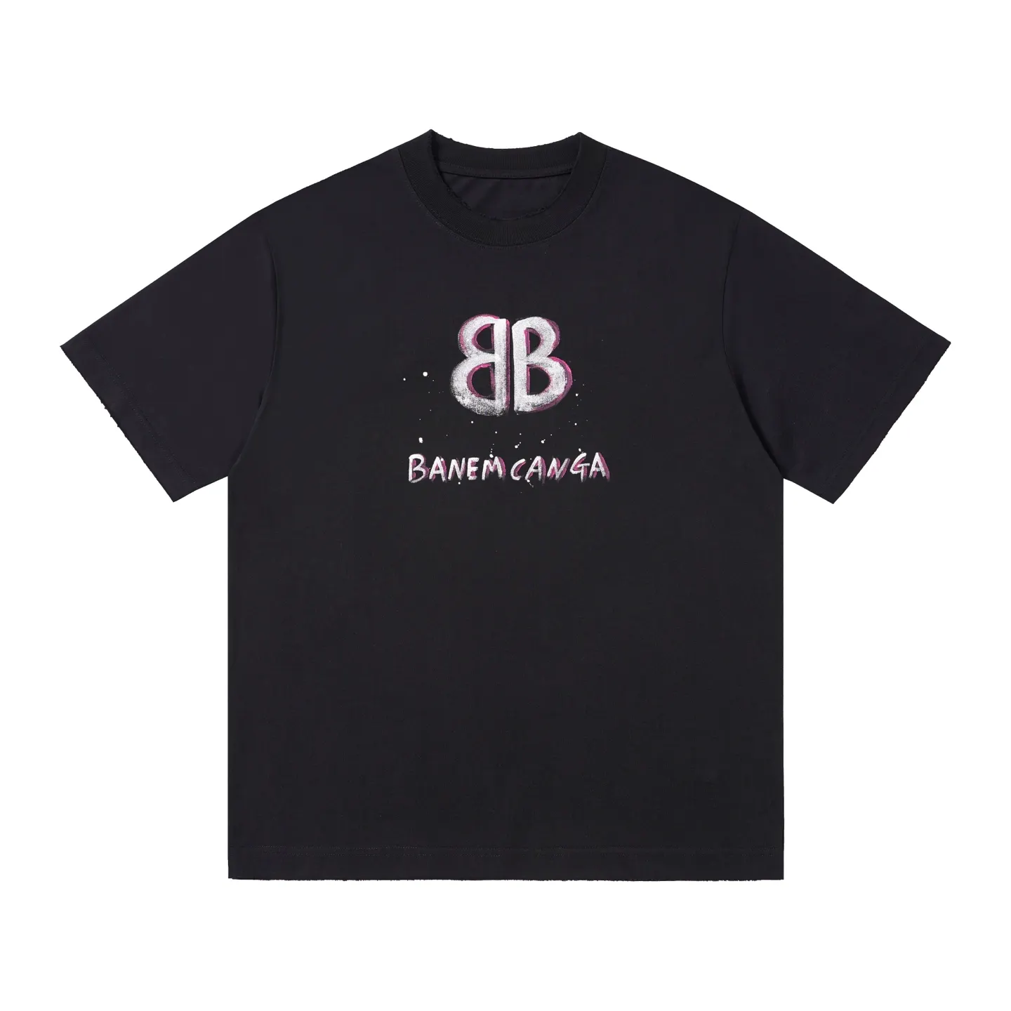 Hand-Painted Logo Oversized T-Shirt D14515503