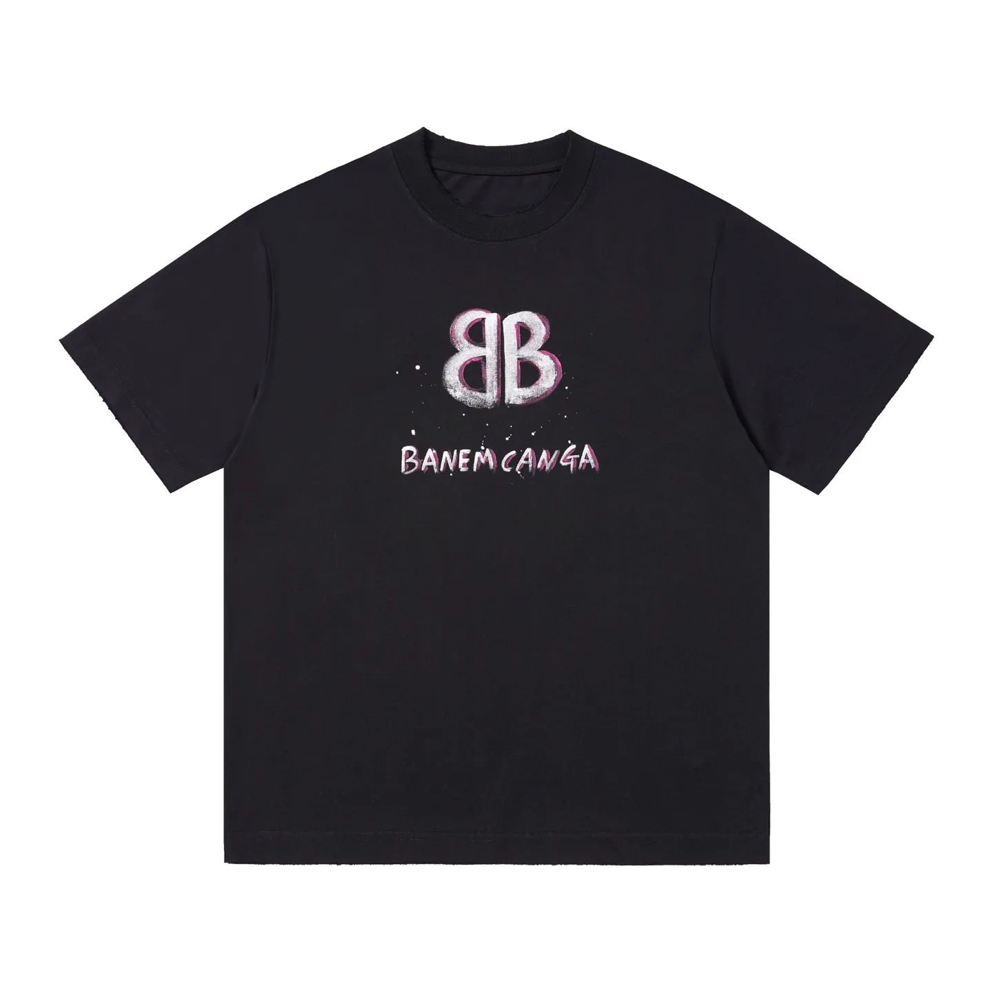 Hand-Painted Logo Oversized T-Shirt D14515503