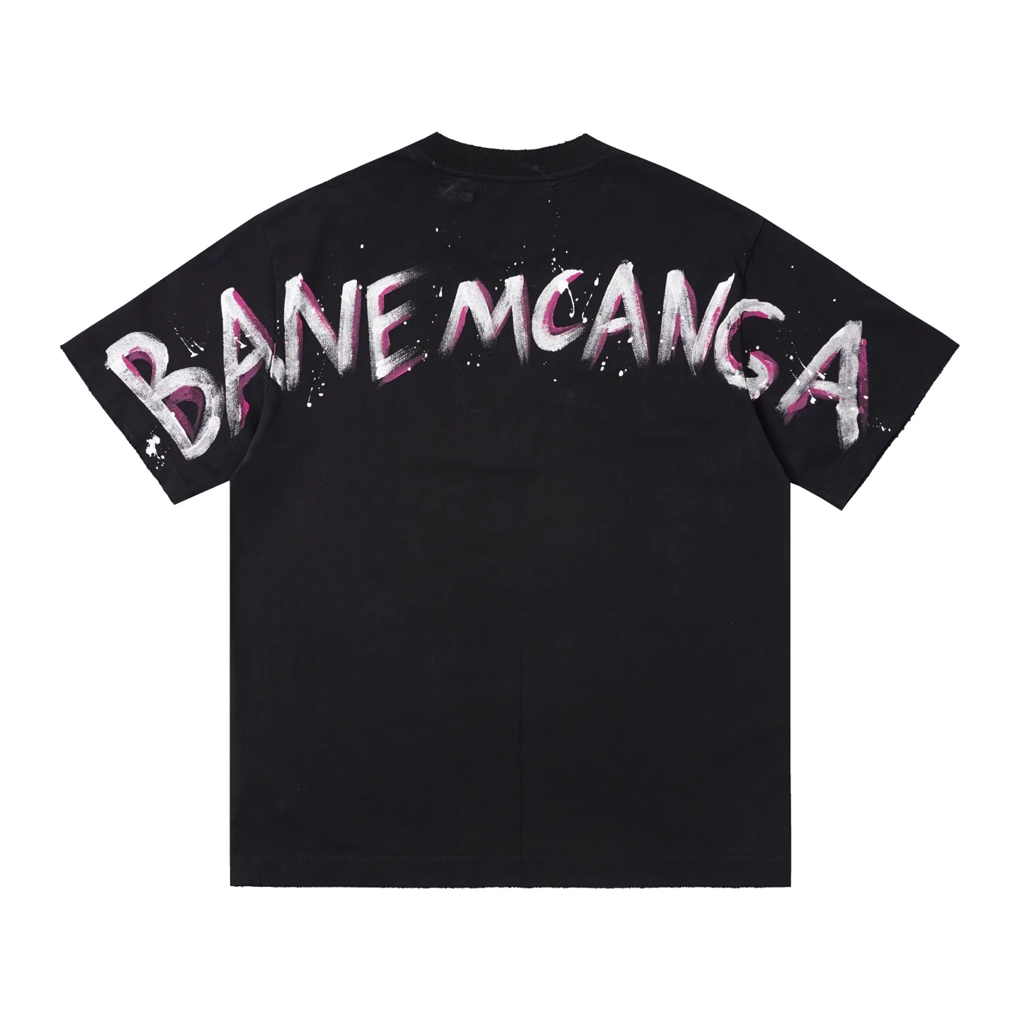 Hand-Painted Logo Oversized T-Shirt D14515503 — view 2