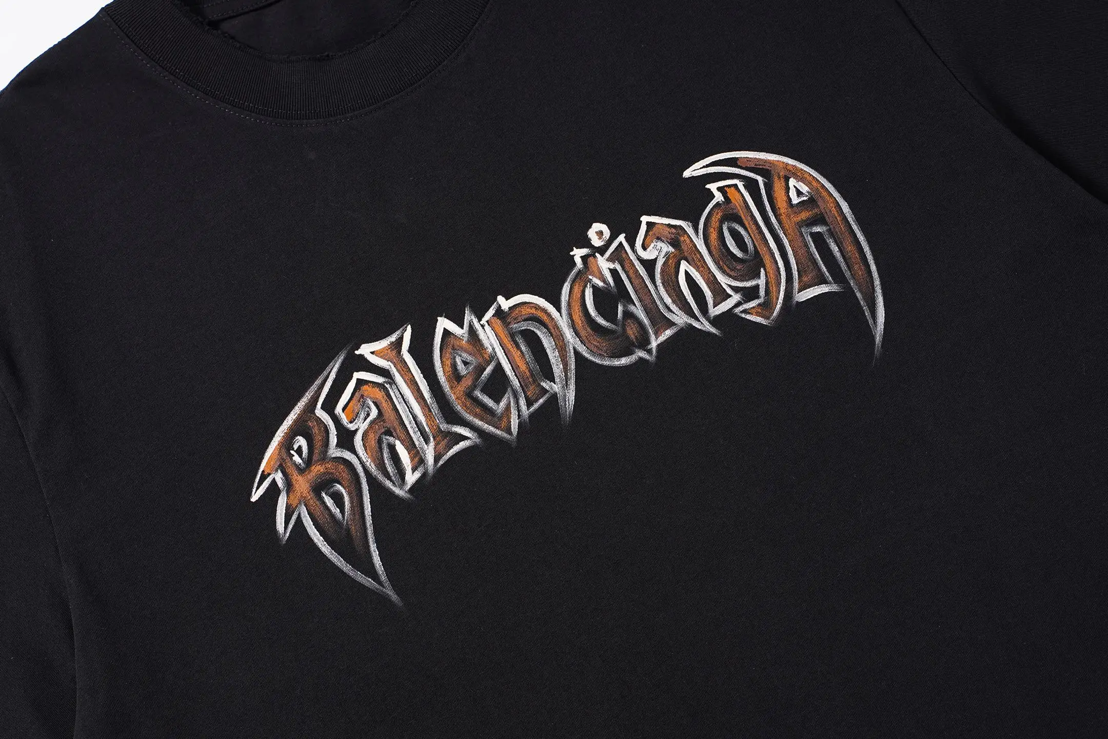 Logo Graphic Oversized Cotton T-Shirt D14515501 — view 3