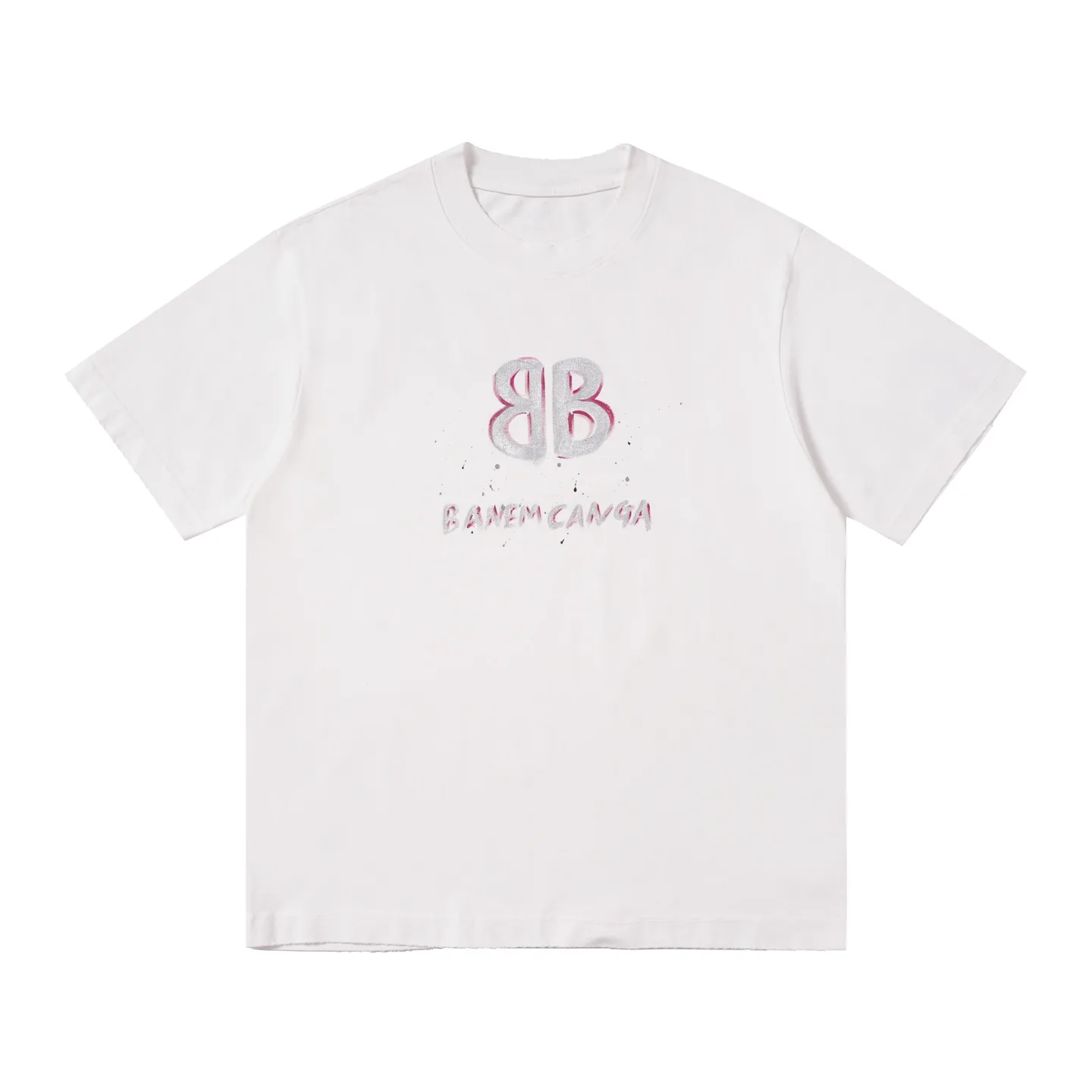 Hand-Painted Logo Oversized T-Shirt D14515504