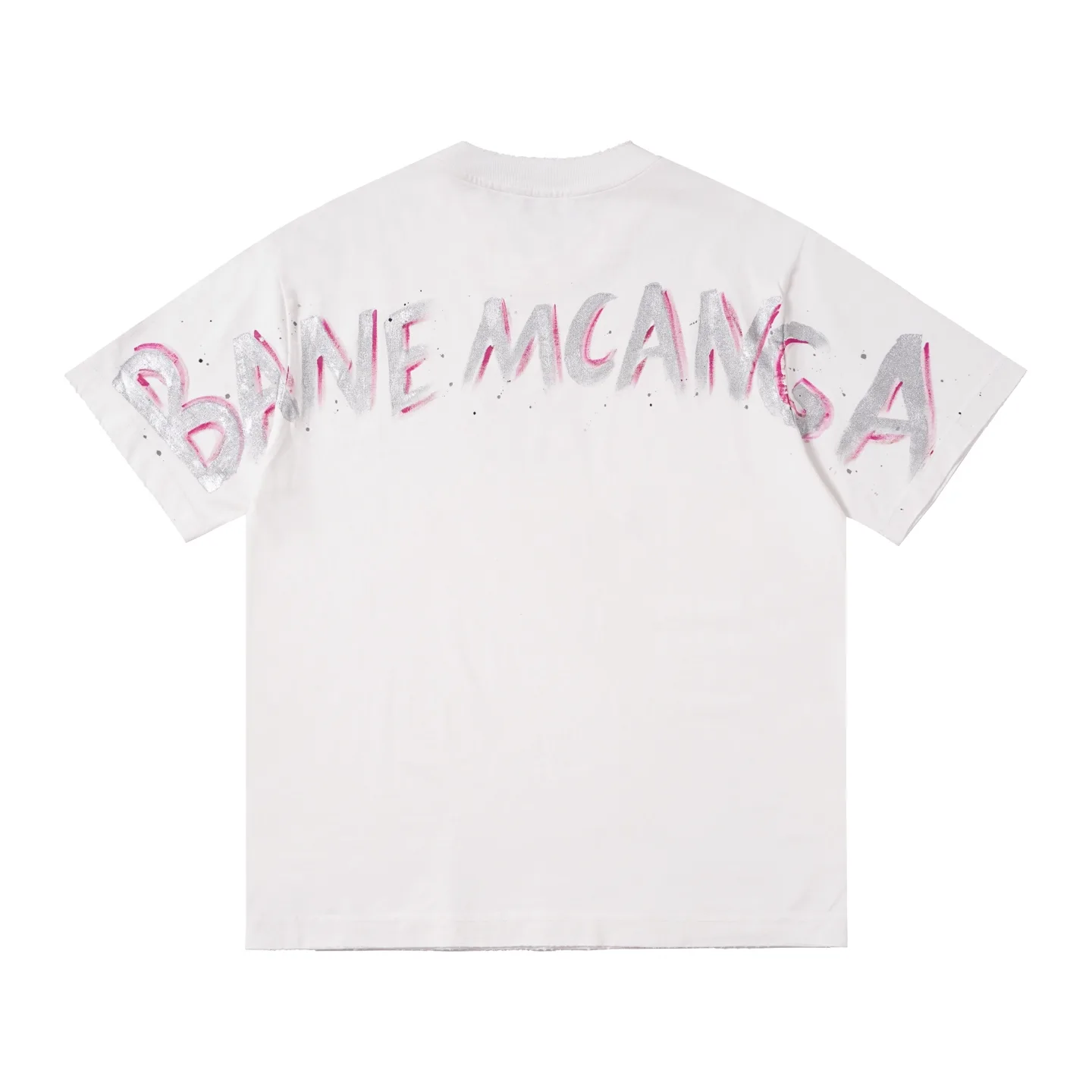 Hand-Painted Logo Oversized T-Shirt D14515504 — view 2