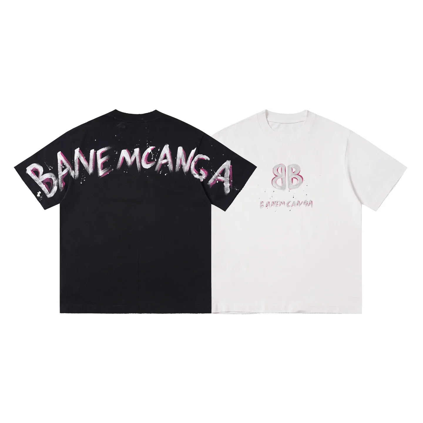 Hand-Painted Logo Oversized T-Shirt D14515504 — view 12