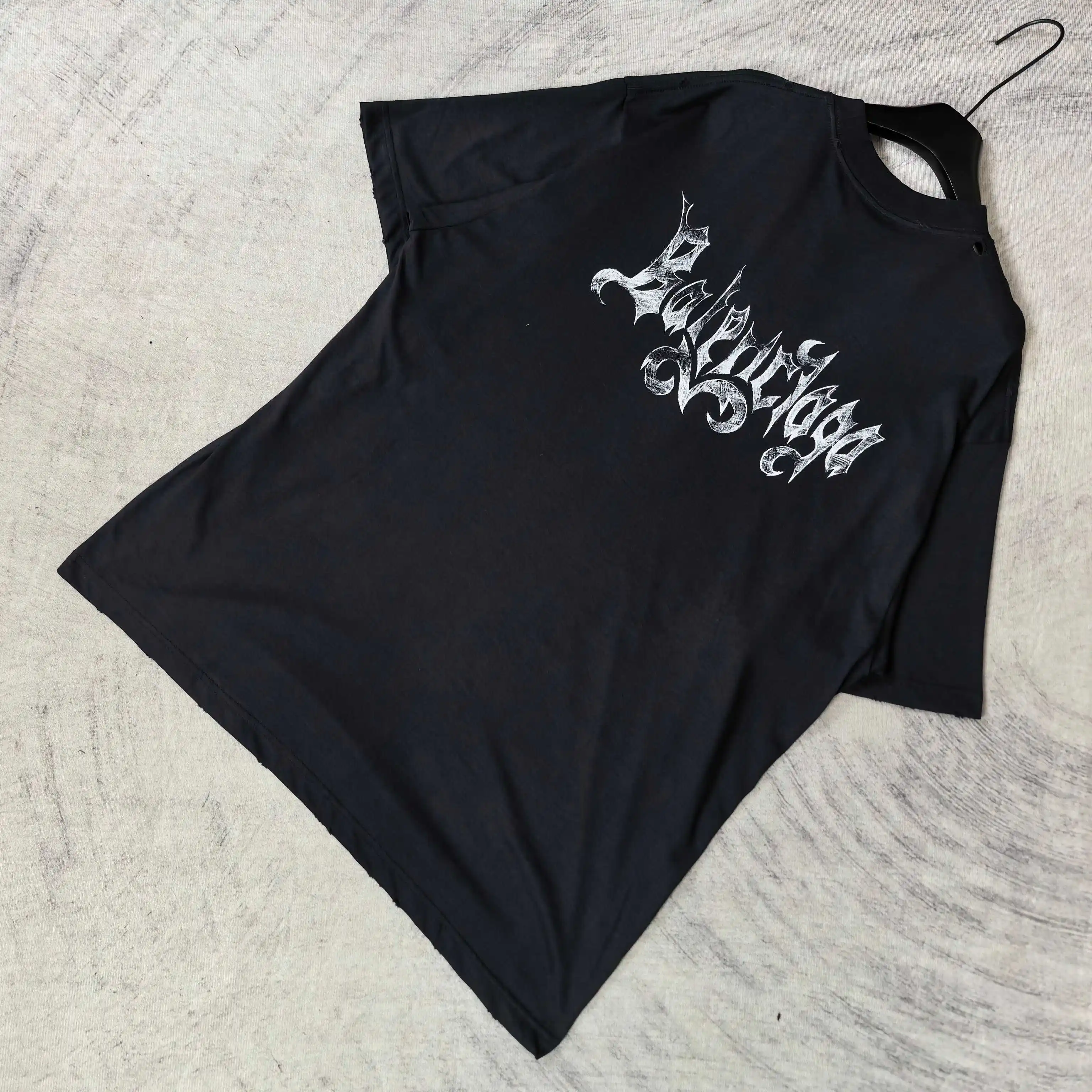 Gothic Logo Print Oversized T-Shirt D14524475 — view 5