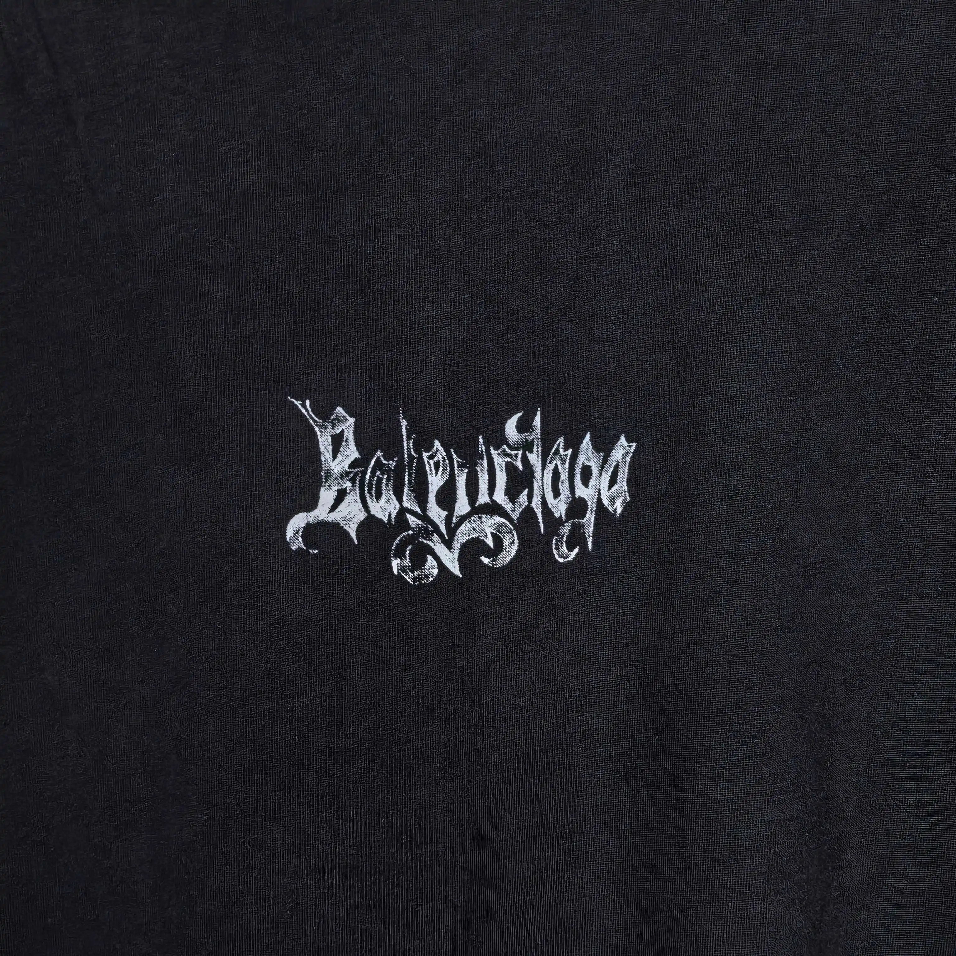 Gothic Logo Print Oversized T-Shirt D14524475 — view 8