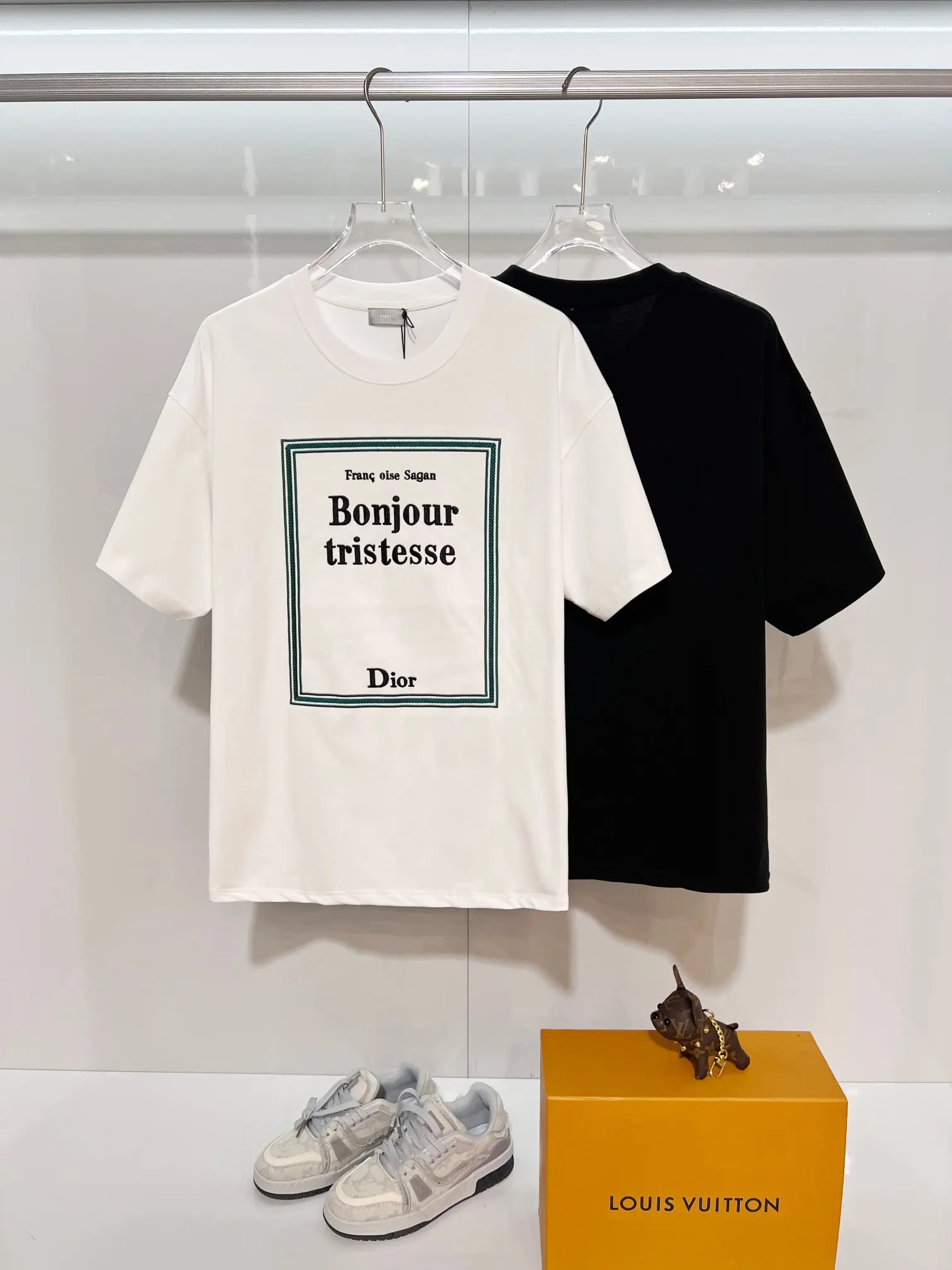 Bonjour Tristesse Embroidered Cotton T-Shirt D14513476 — view 11