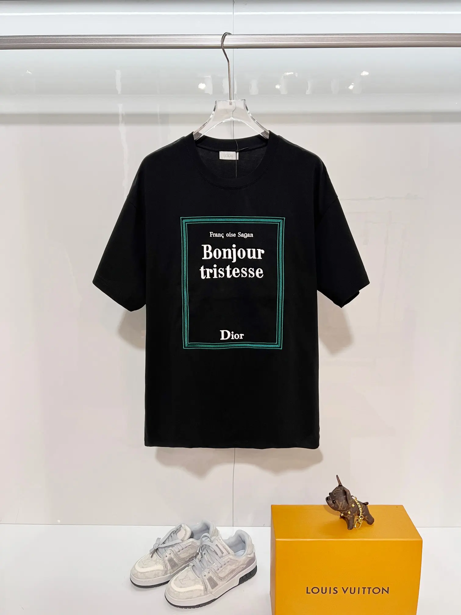 Bonjour Tristesse Embroidered Cotton T-Shirt D14513452