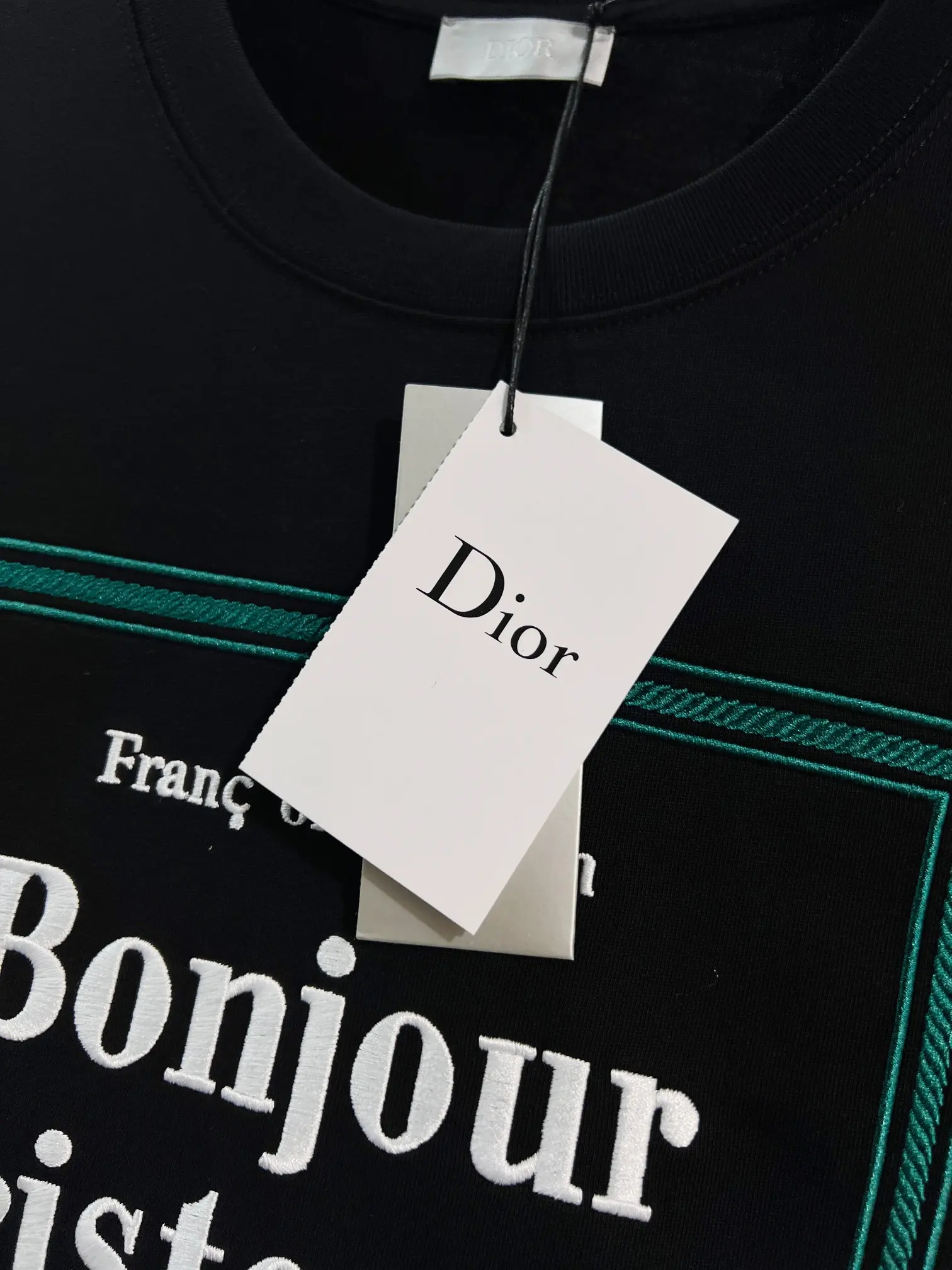 Bonjour Tristesse Embroidered Cotton T-Shirt D14513452 — view 4