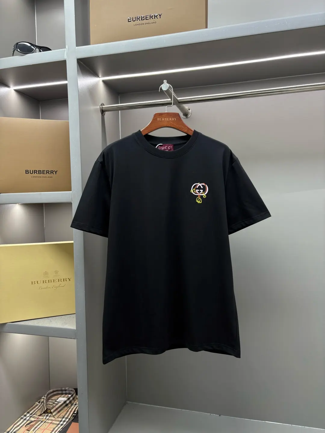 Interlocking G Embroidered Cotton T-Shirt D14513538