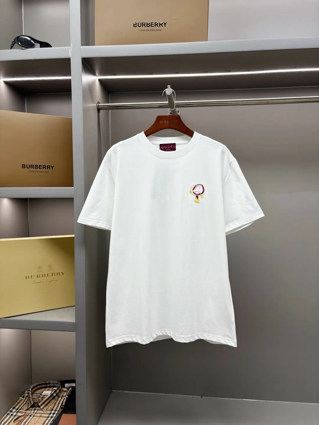 Interlocking G Embroidered Cotton T-Shirt D14513539