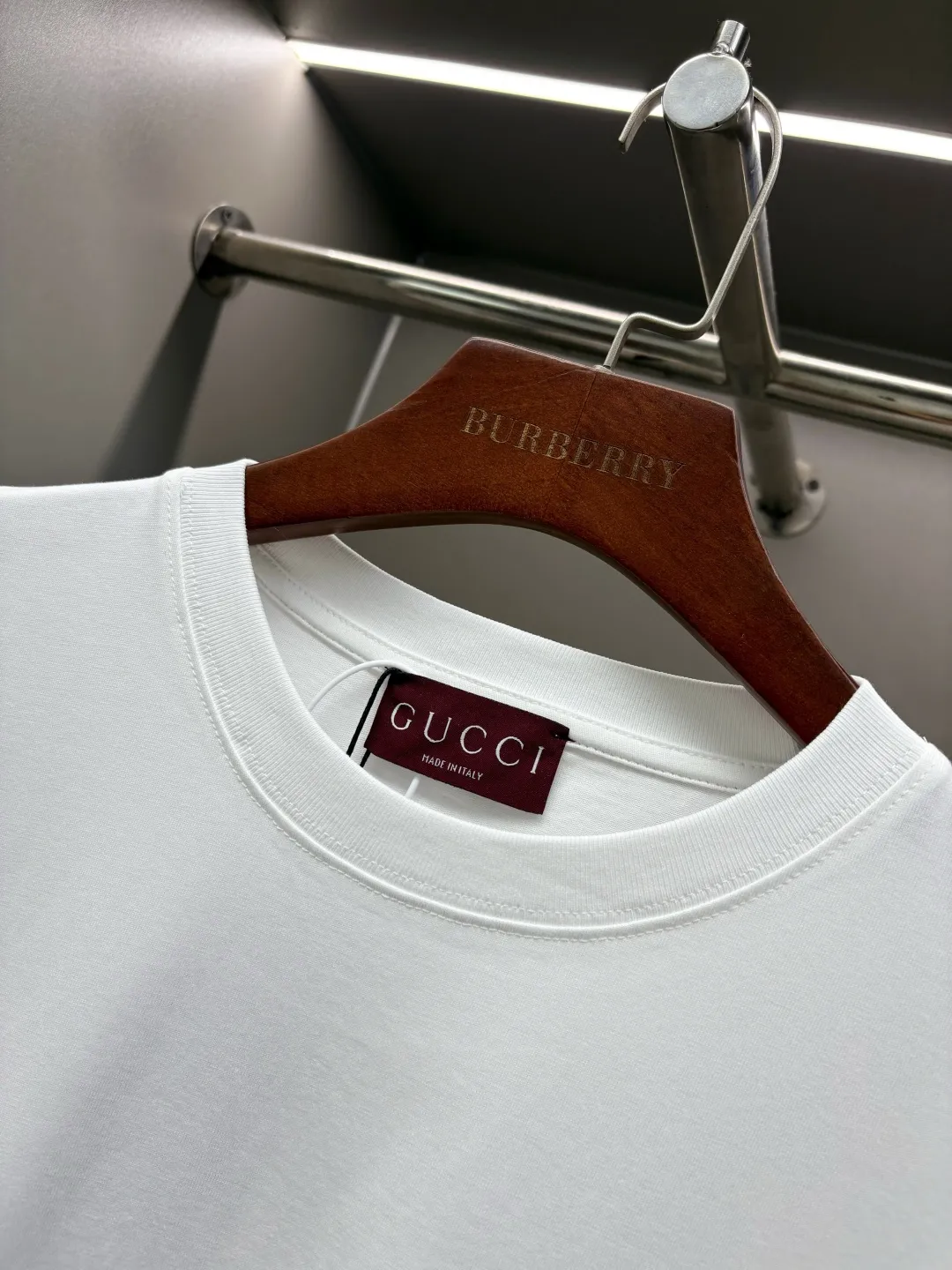 Interlocking G Embroidered Cotton T-Shirt D14513539 — view 4