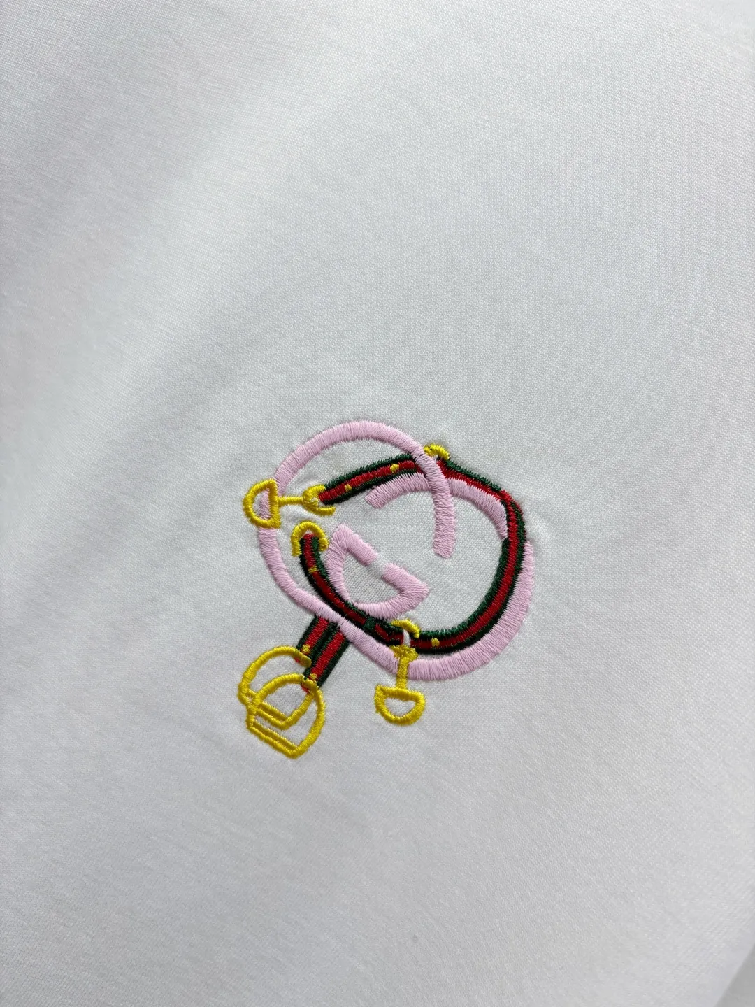 Interlocking G Embroidered Cotton T-Shirt D14513539 — view 5