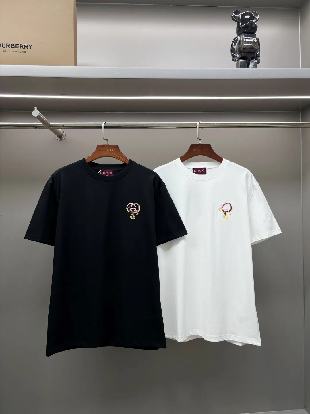 Interlocking G Embroidered Cotton T-Shirt D14513539 — view 9