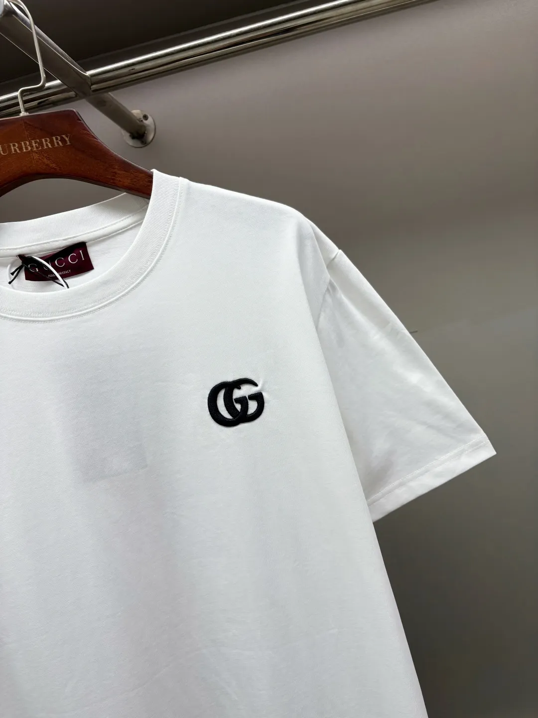 Double G Embroidered Cotton T-Shirt D14513537 — view 3