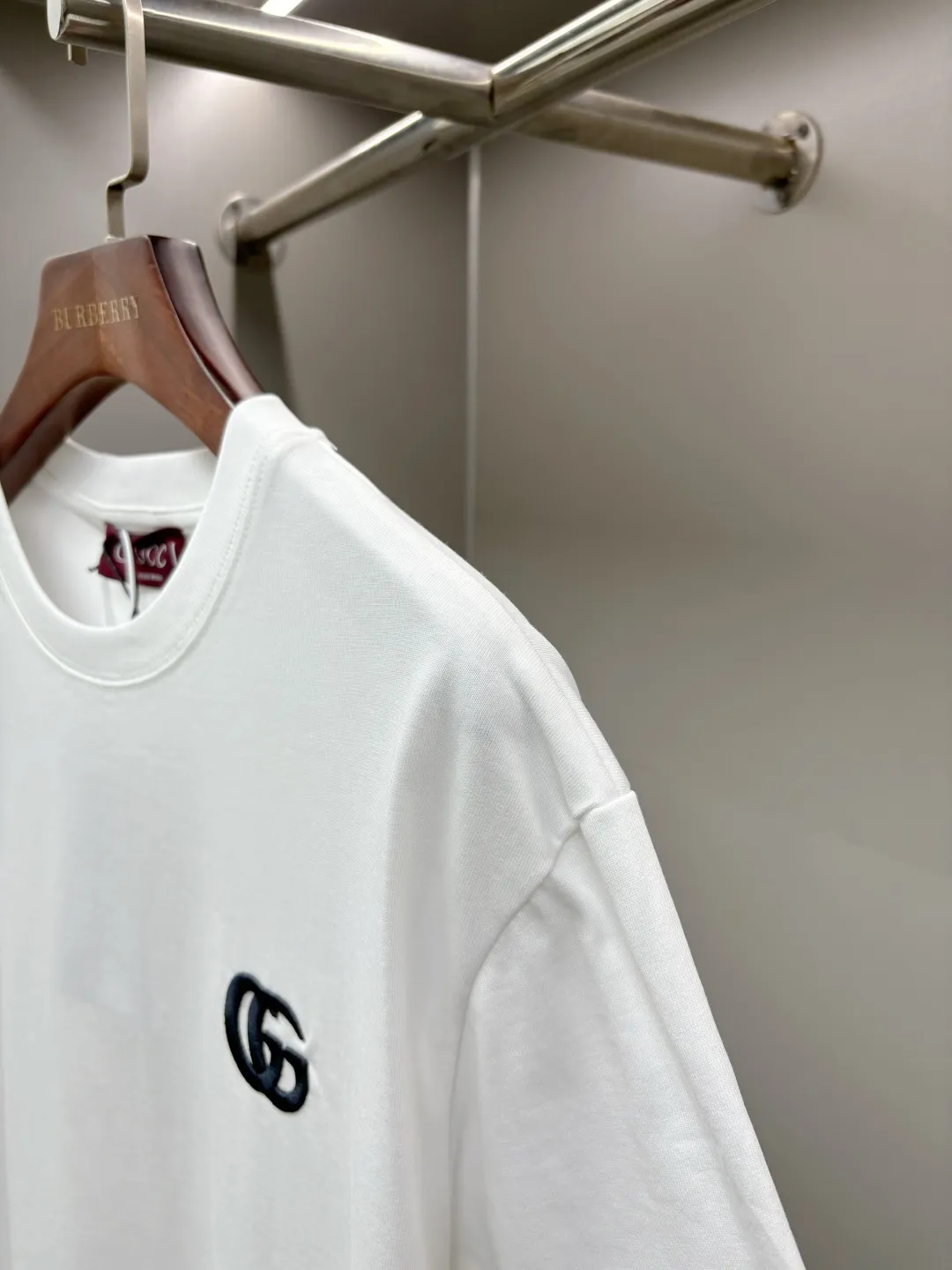Double G Embroidered Cotton T-Shirt D14513537 — view 6