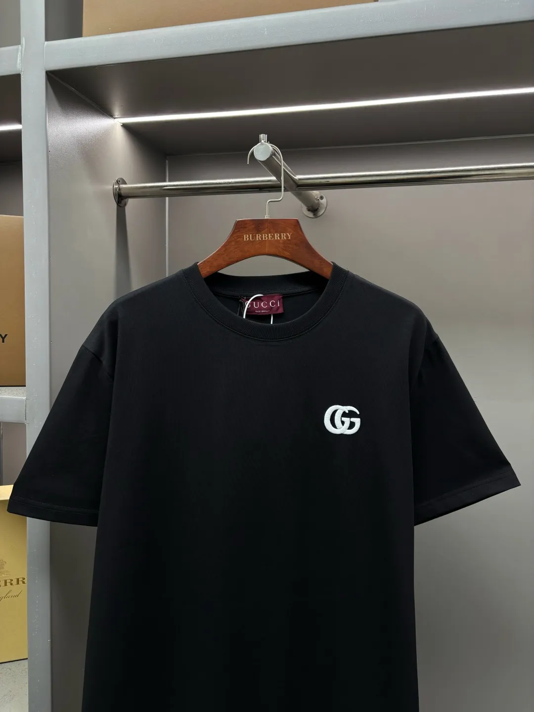 Double G Embroidered Cotton T-Shirt D14513534 — view 2