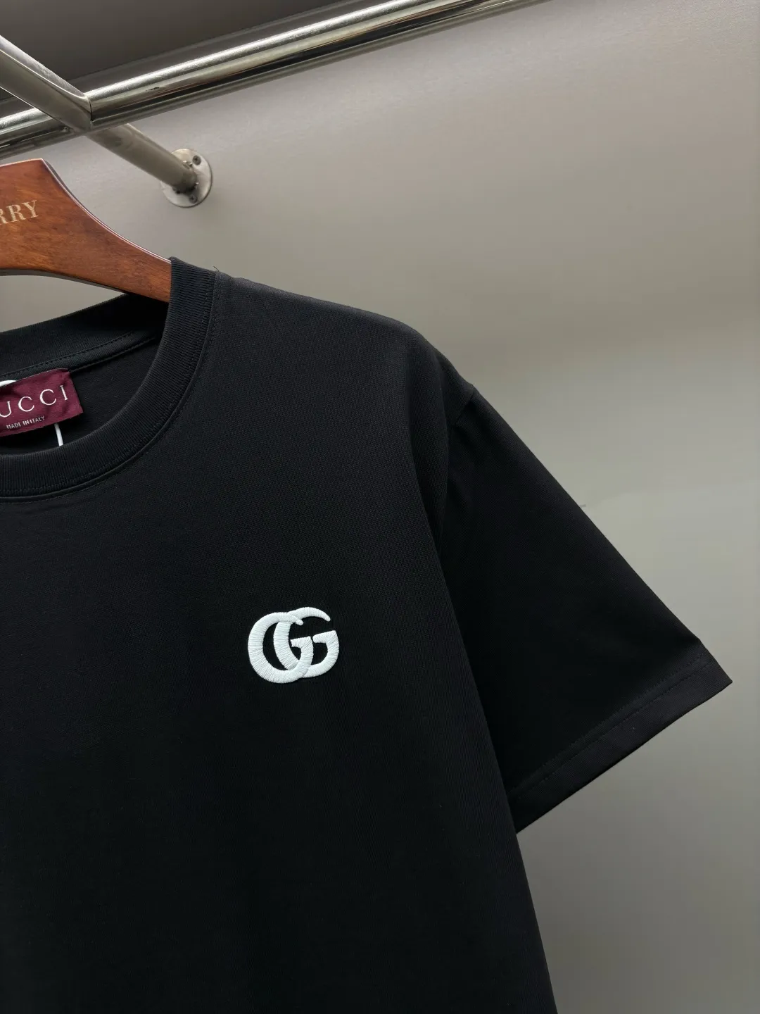 Double G Embroidered Cotton T-Shirt D14513534 — view 3
