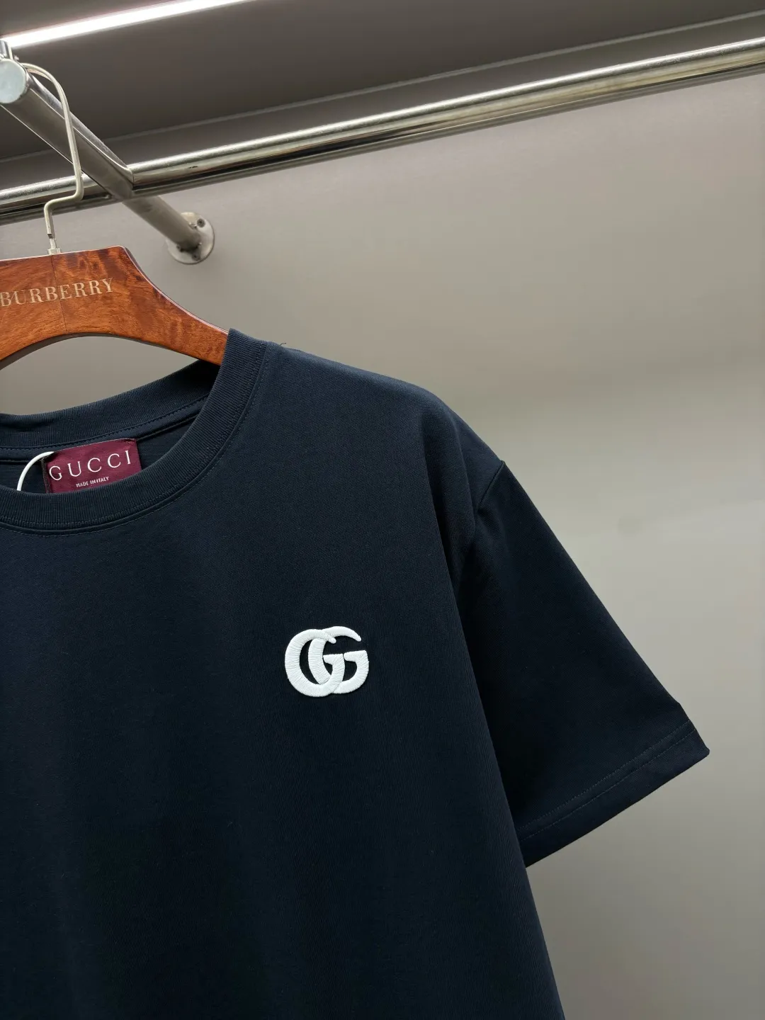 Double G Embroidered Cotton T-Shirt D14513536 — view 3
