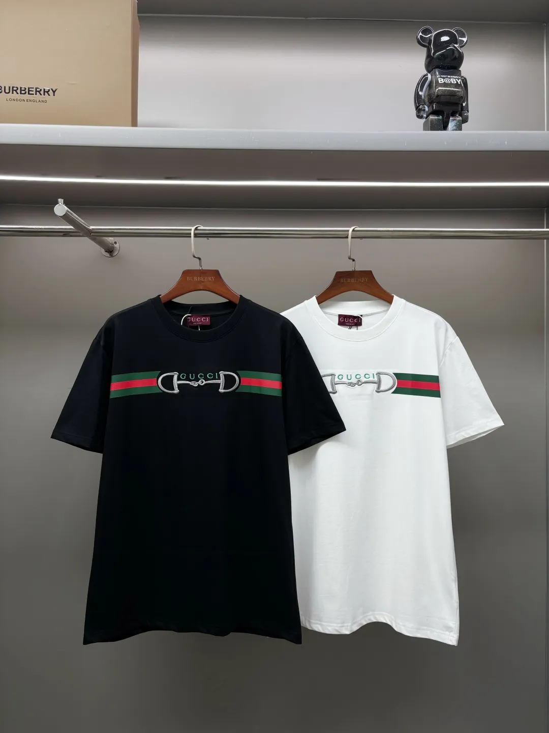 Horsebit Web-Stripe Embroidered T-Shirt D14513530 — view 9