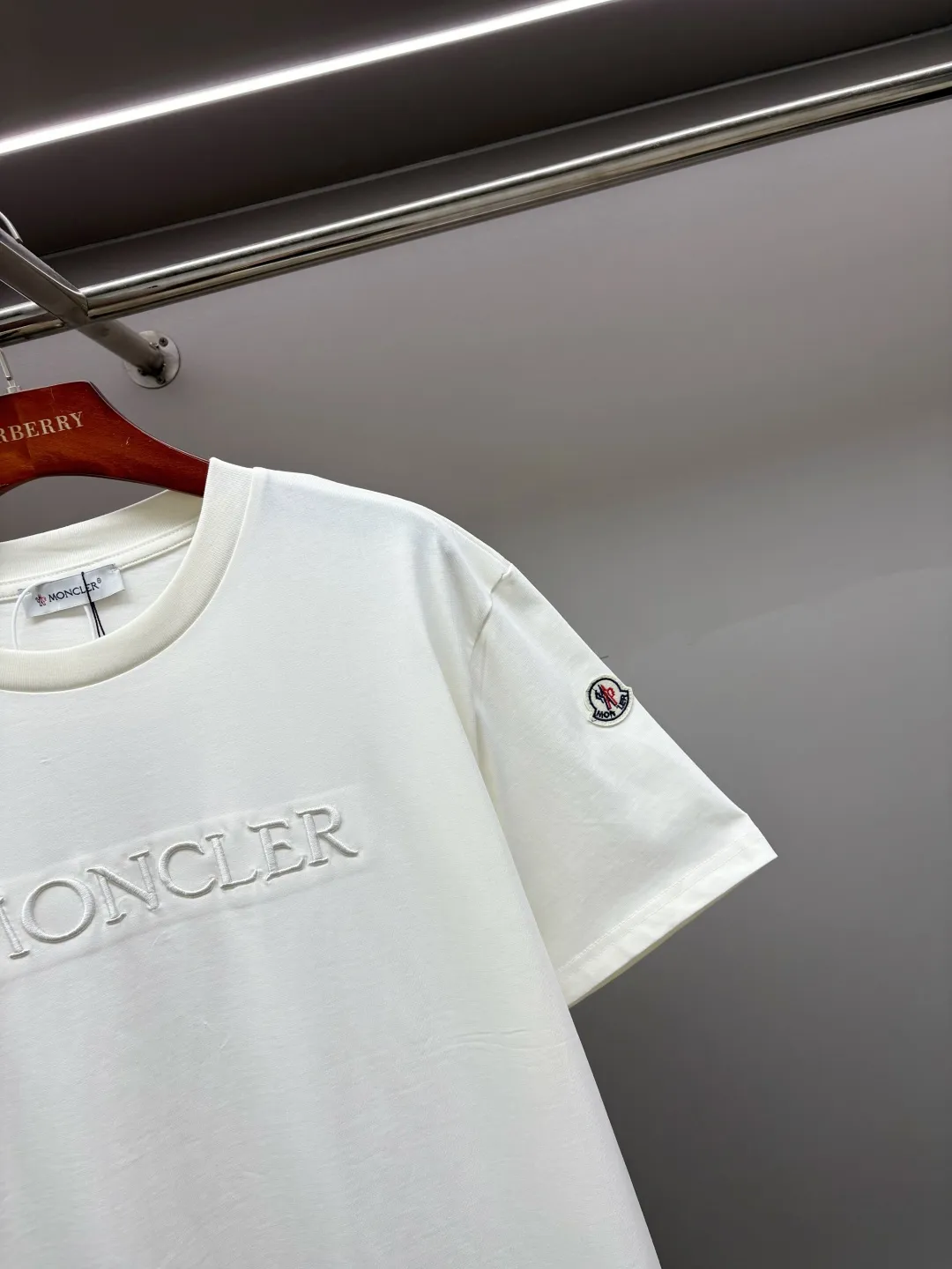 Embroidered Logo Cotton T-Shirt D14513546 — view 3