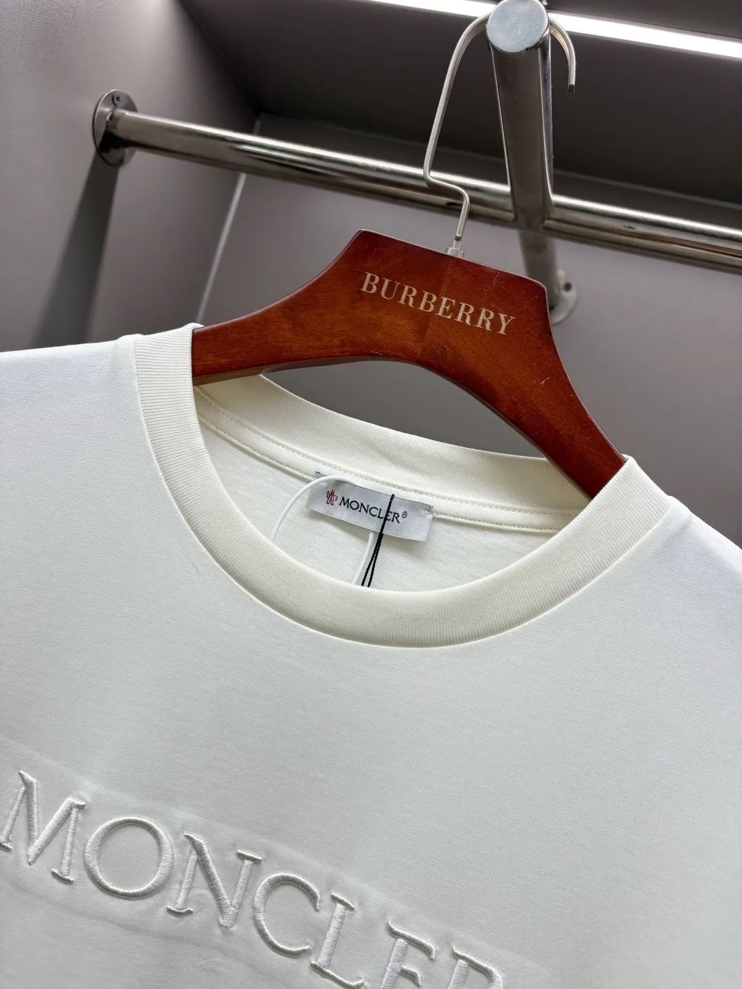 Embroidered Logo Cotton T-Shirt D14513546 — view 4