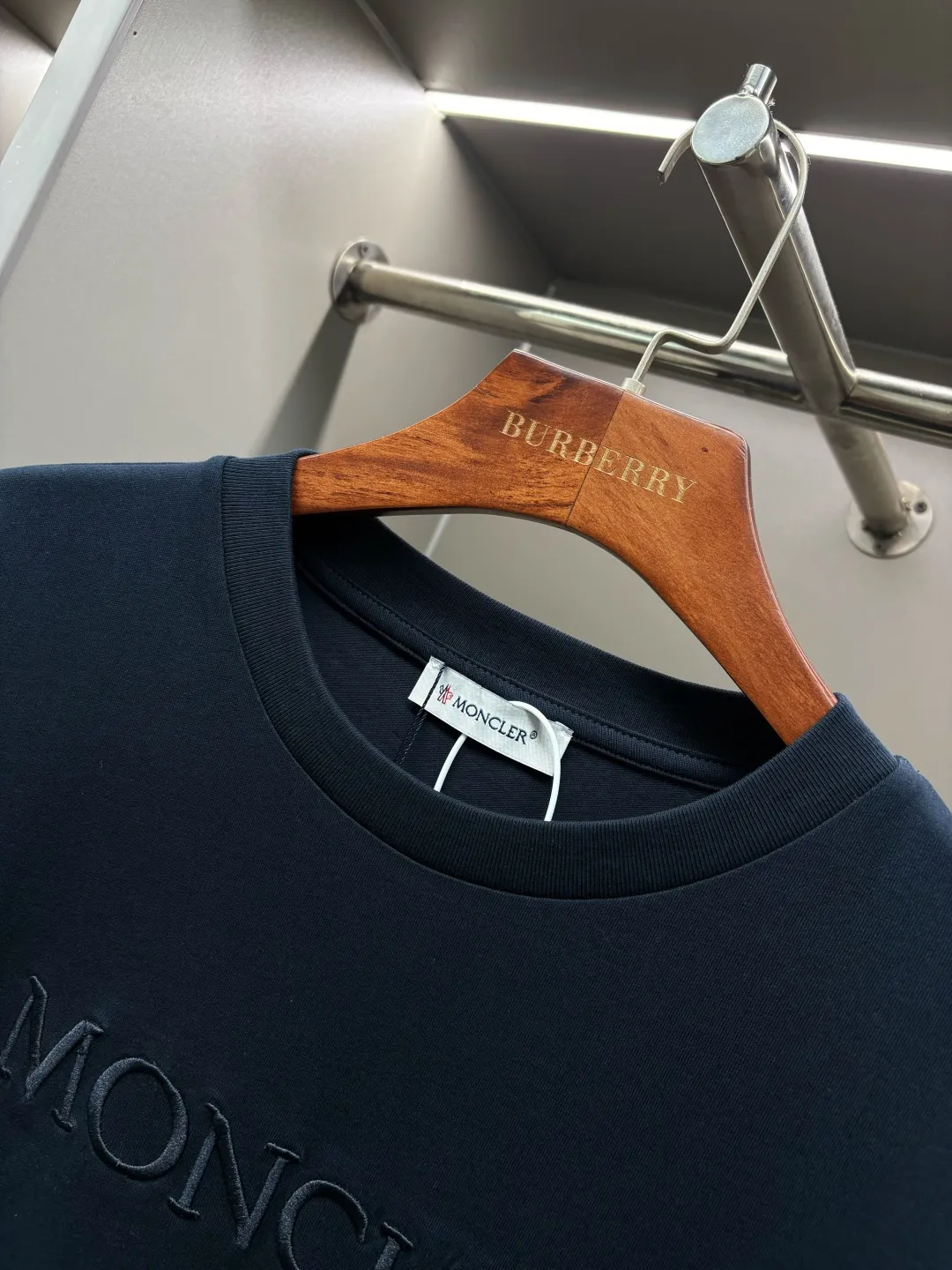 Embroidered Logo Cotton T-Shirt D14513545 — view 4