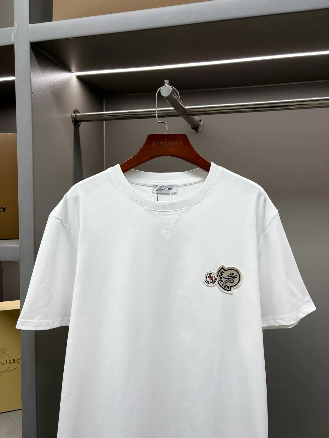 Double Logo Patch Cotton T-Shirt D14513709 — view 2