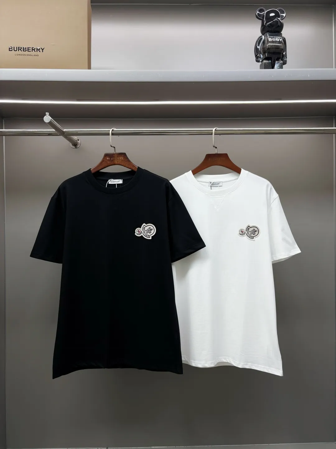 Double Logo Patch Cotton T-Shirt D14513709 — view 9