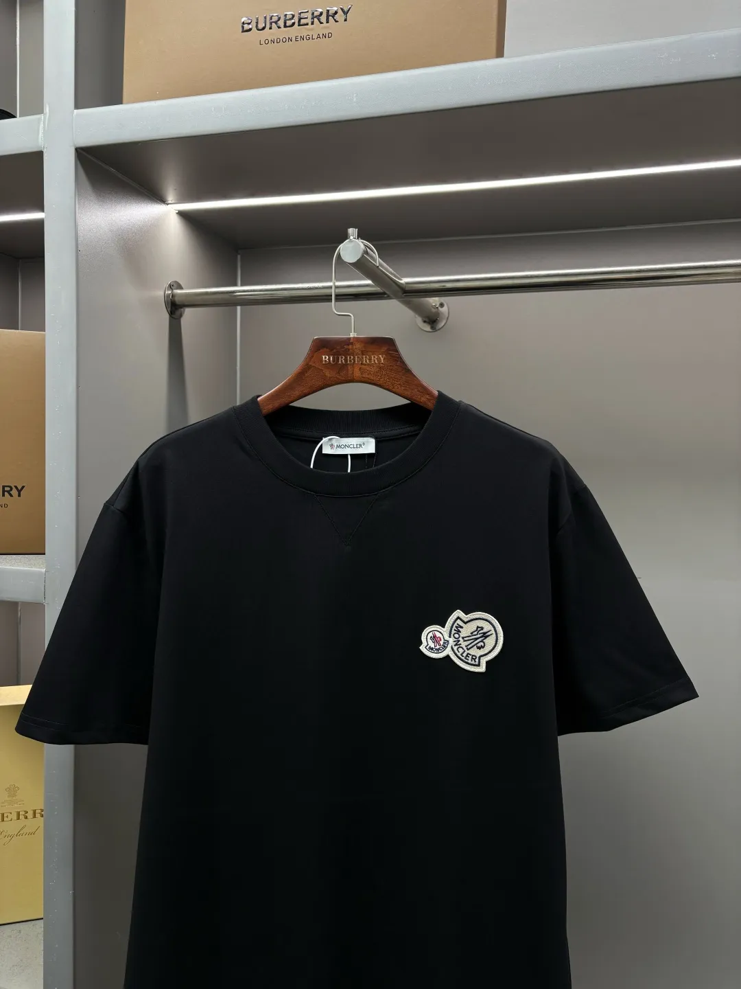 Double Logo Patch Cotton T-Shirt D14513710 — view 2